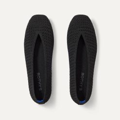 The Max Square Ballerina - Black Mesh