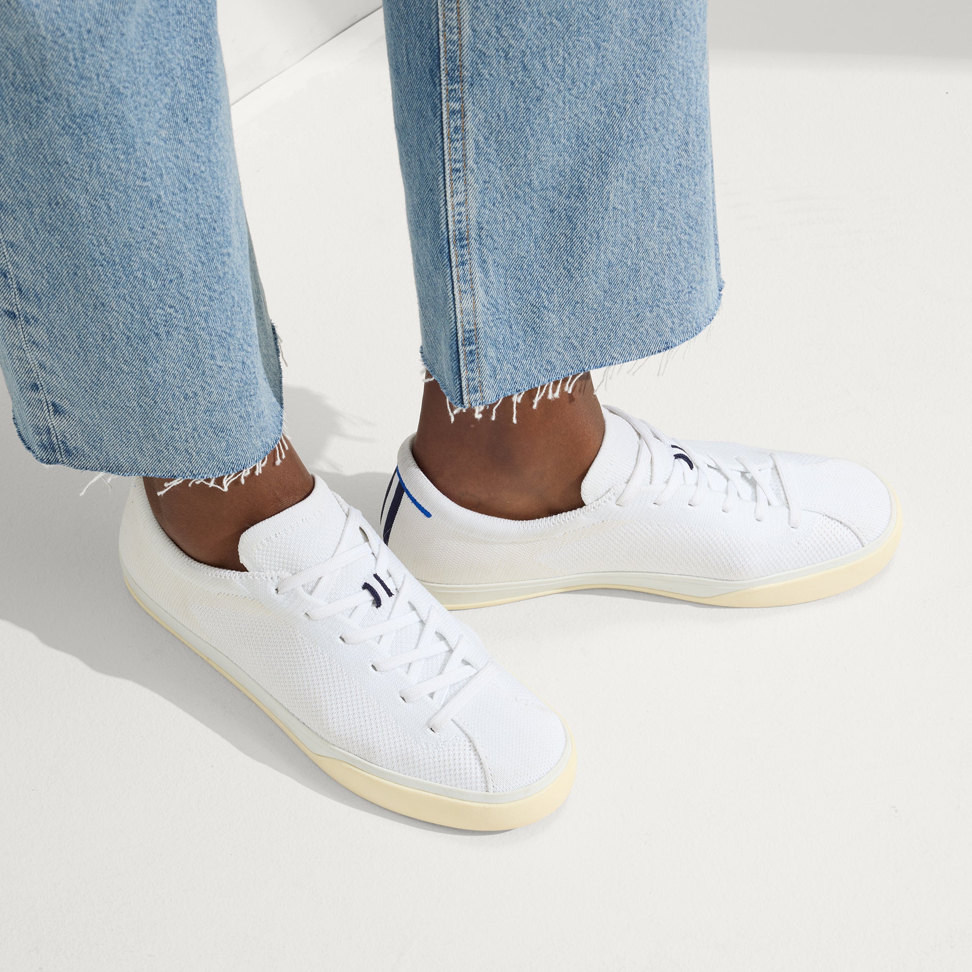 The Lace Up Sneaker - Bright White - 图片 2