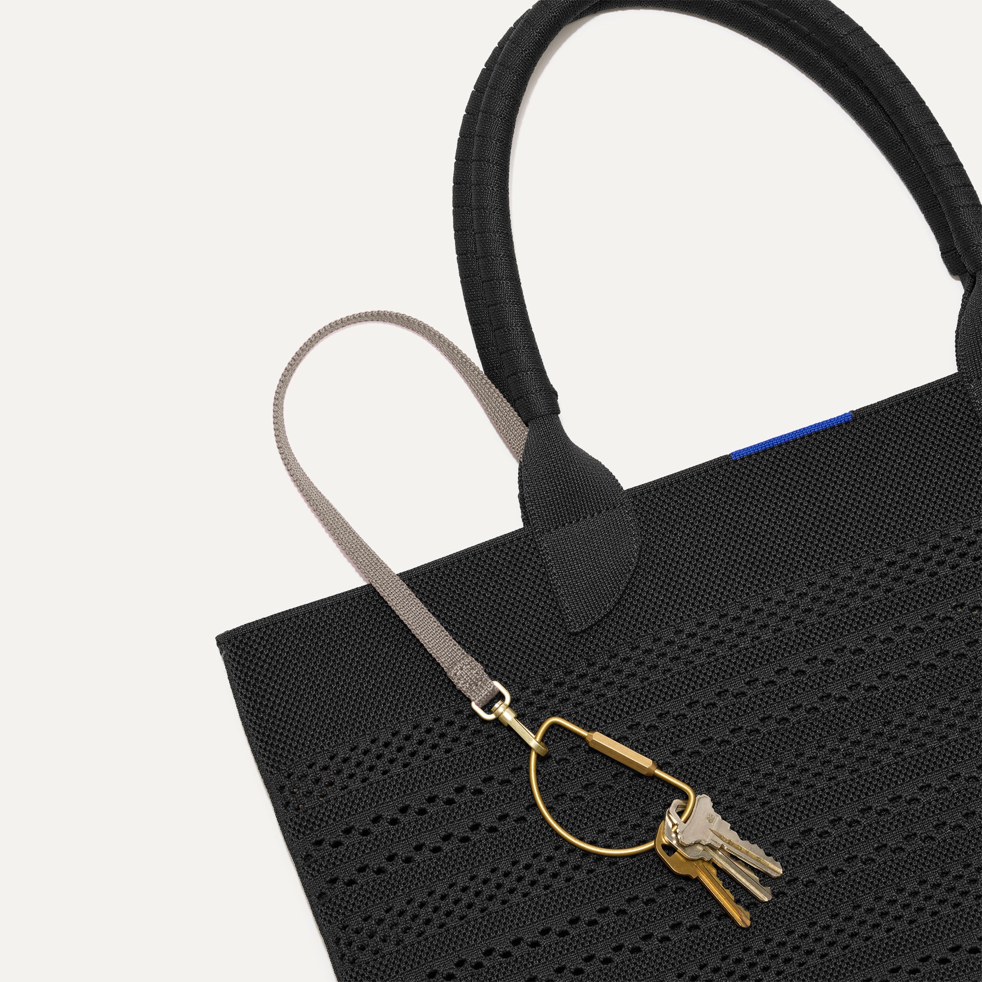 The Lightweight Tote - Black Crochet - 图片 7