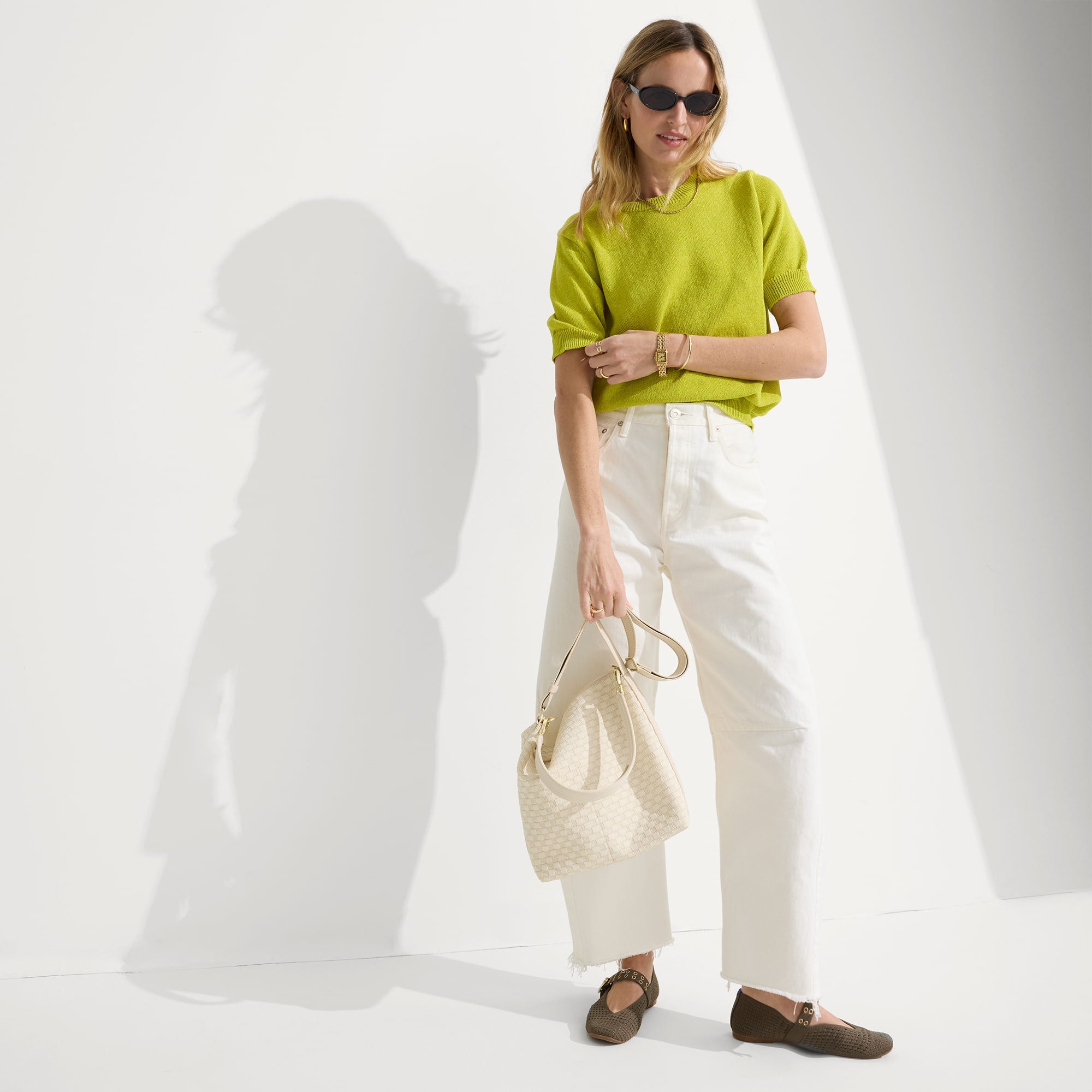 The Mini Zip Bucket - White Sand - 图片 4