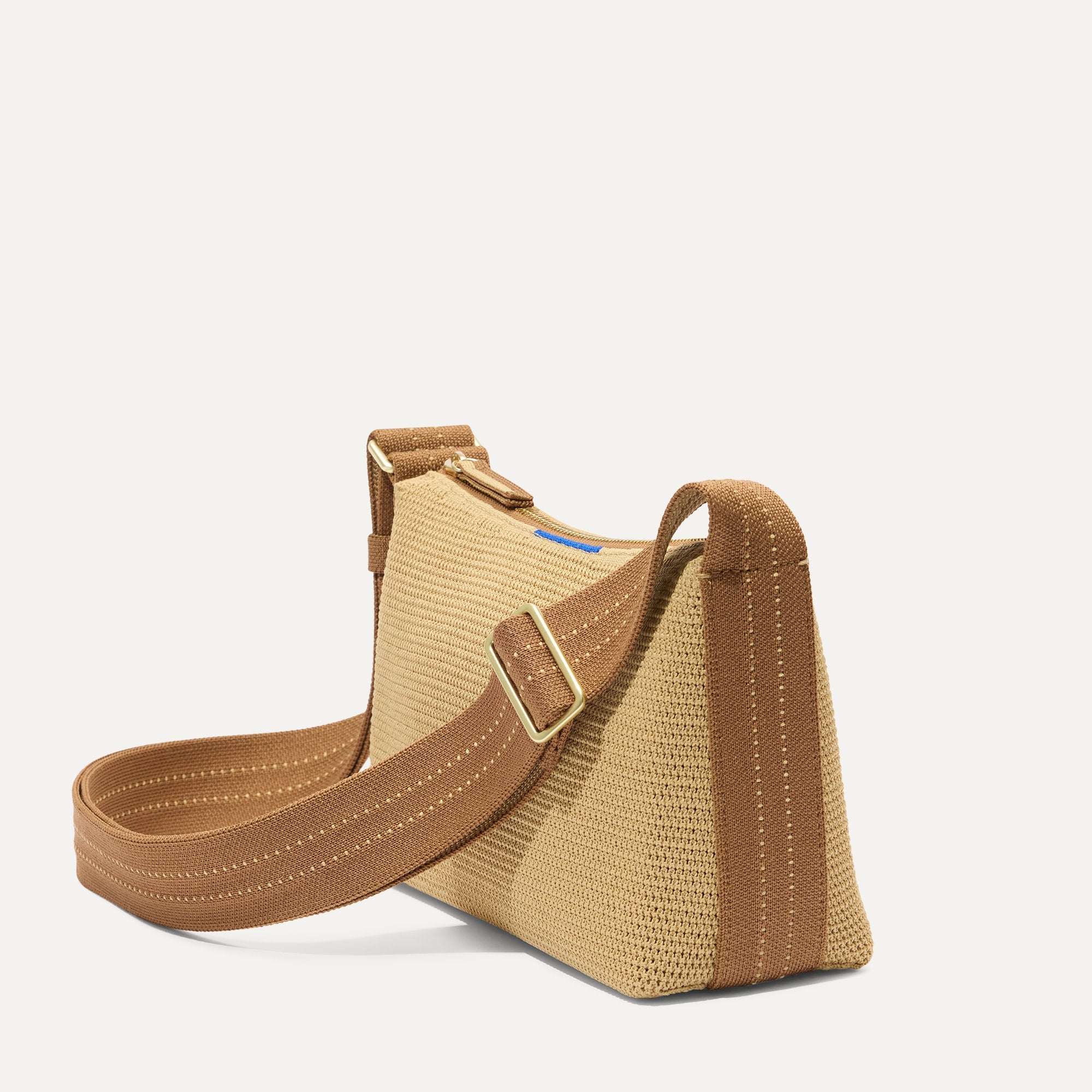 The Casual Crossbody - Brown Butter Raffia-Knit - 图片 4