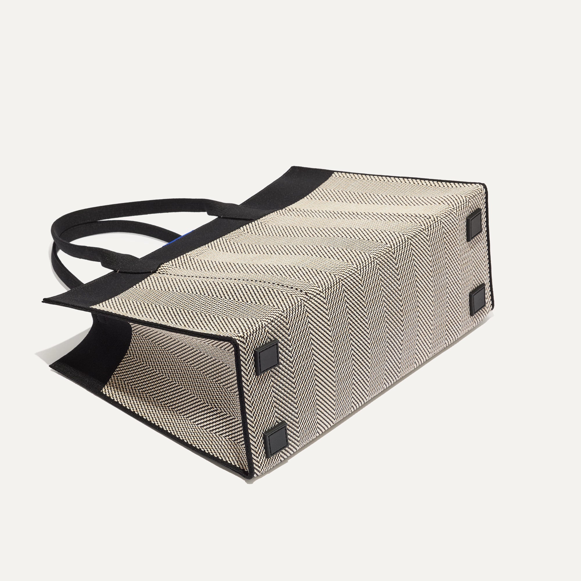 The Classic Tote - Black Herringbone - 图片 6
