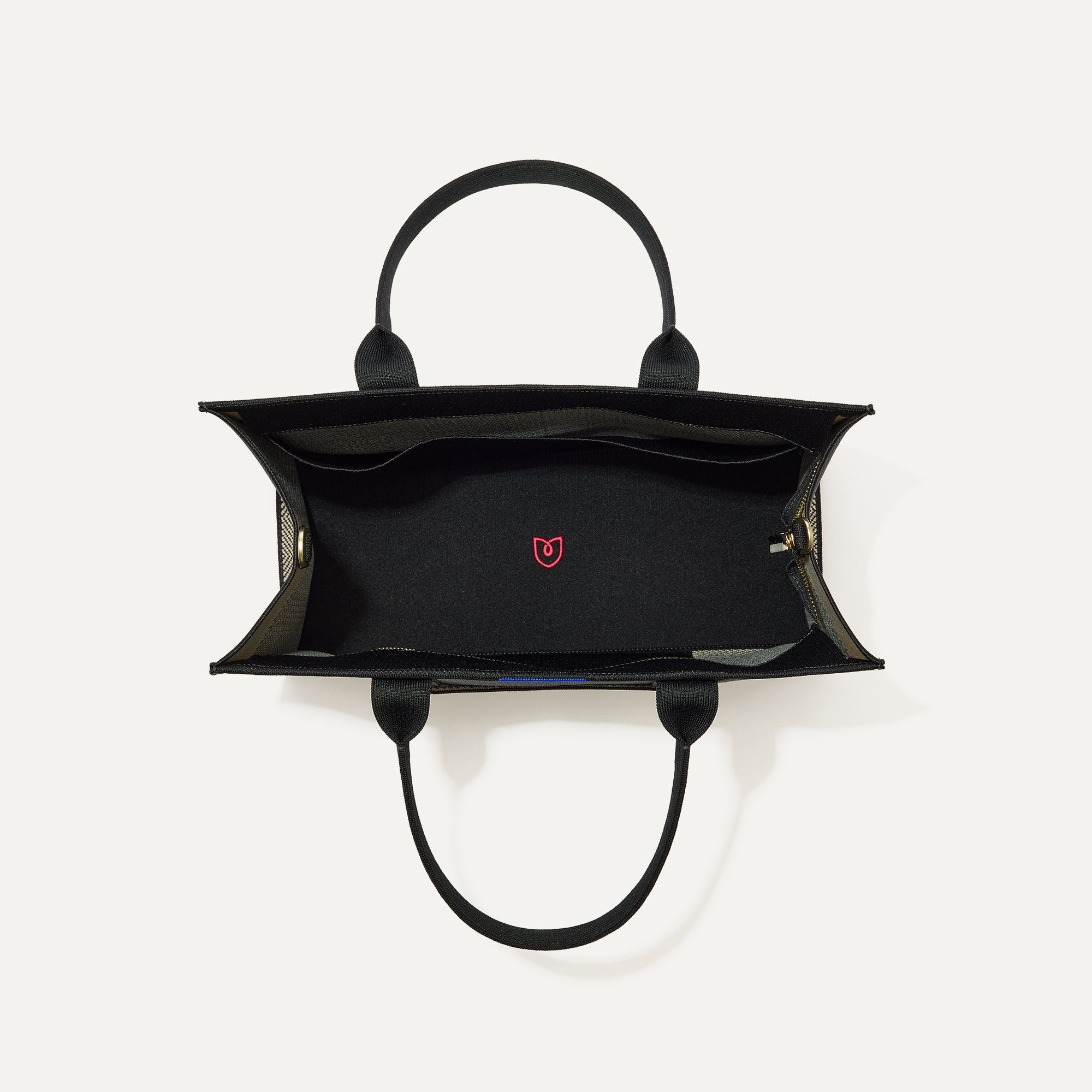 The Classic Tote - Black Herringbone - 图片 7