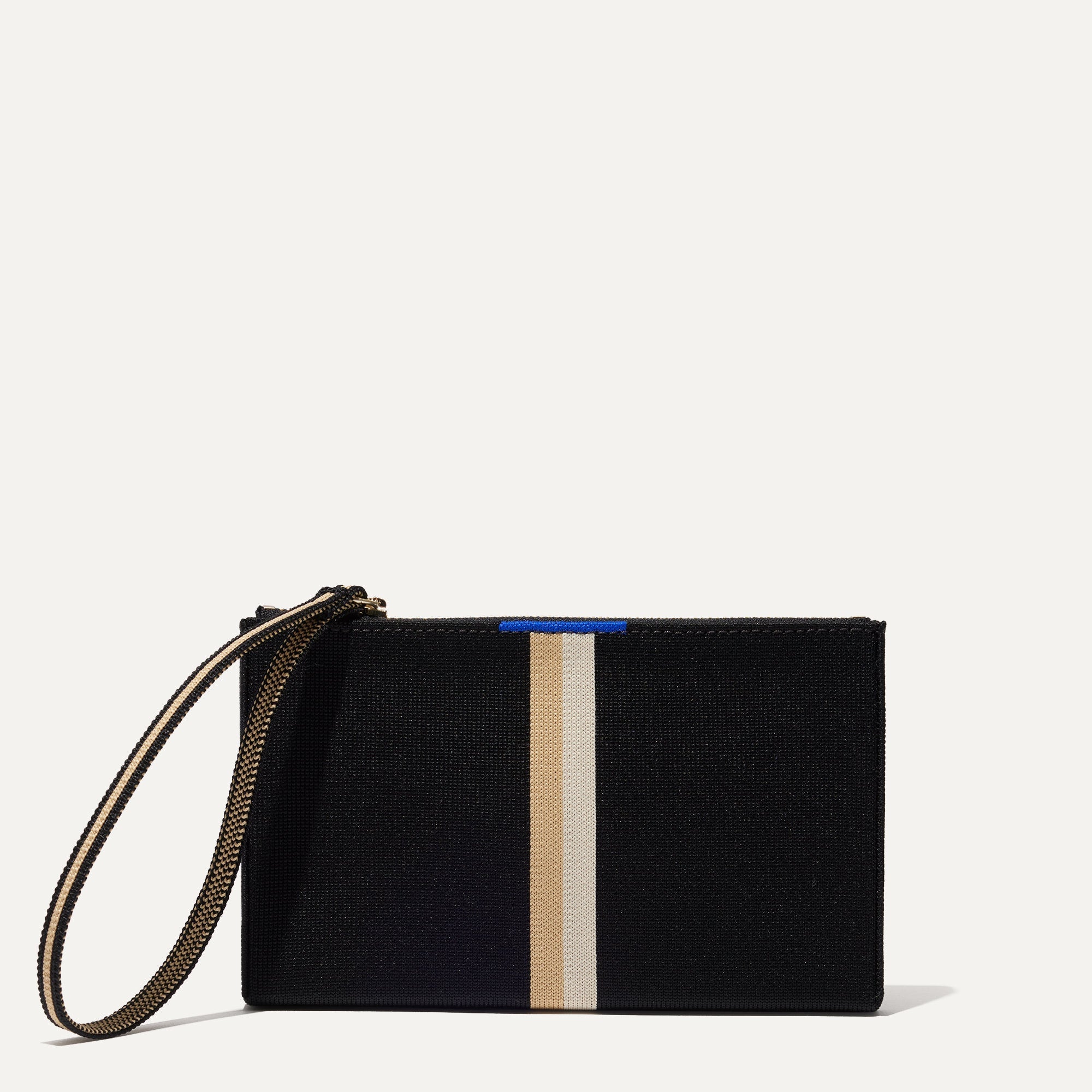 The Wallet Wristlet - Black Portobello Stripe - 图片 2