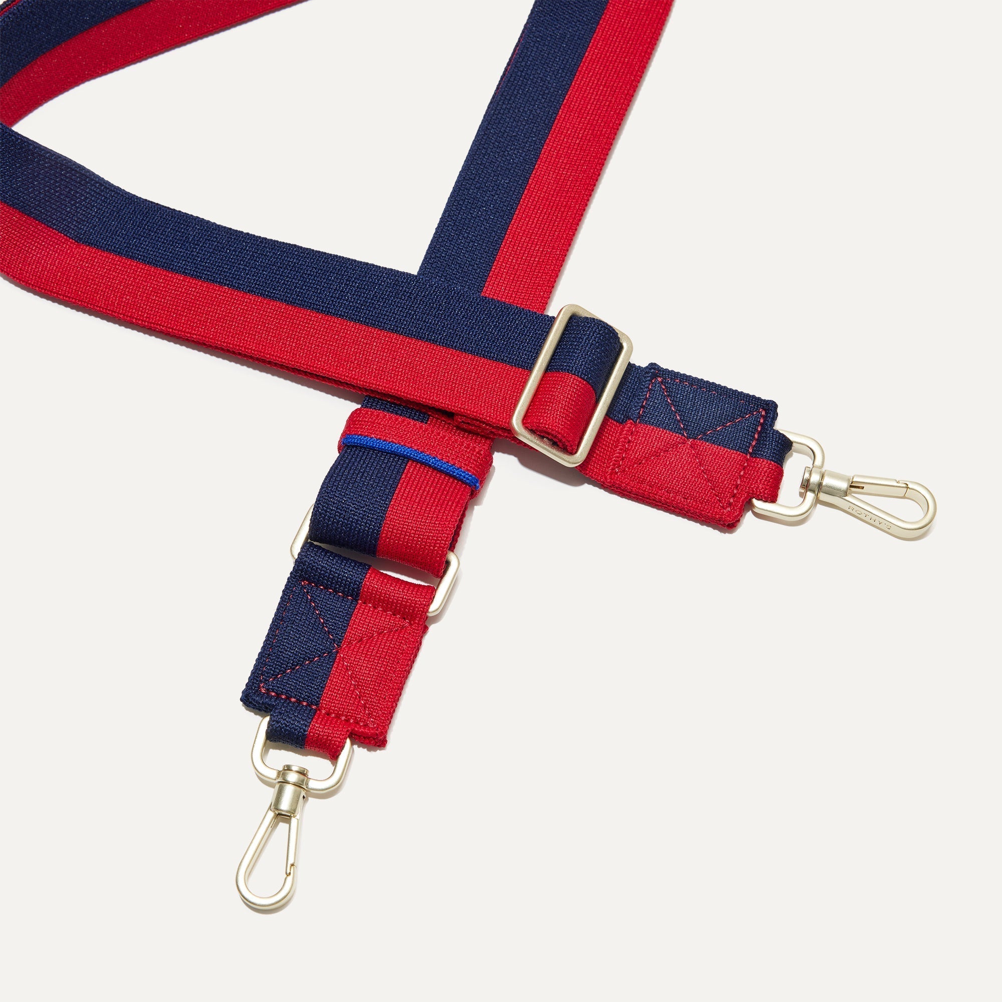The Crossbody Strap - Navy and Red - 图片 4