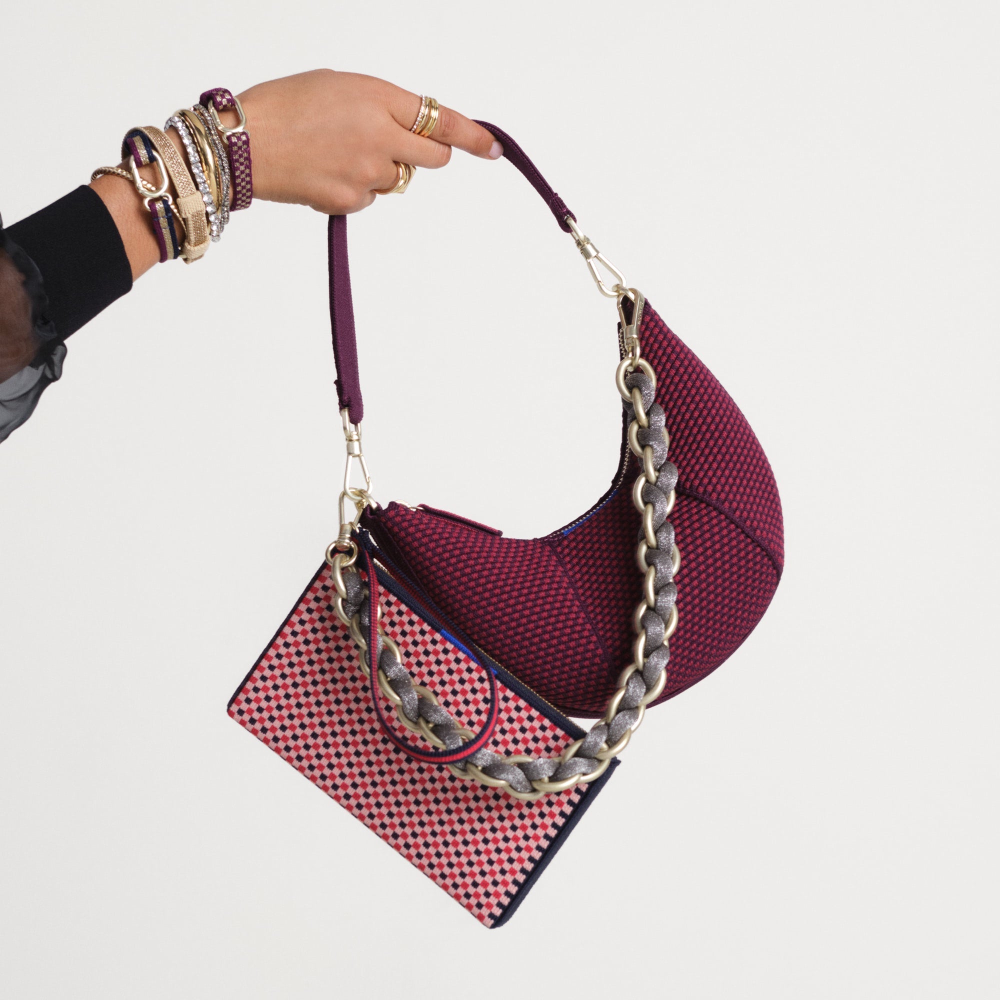 The Shoulder Strap - Golden Silver Chain - 图片 4