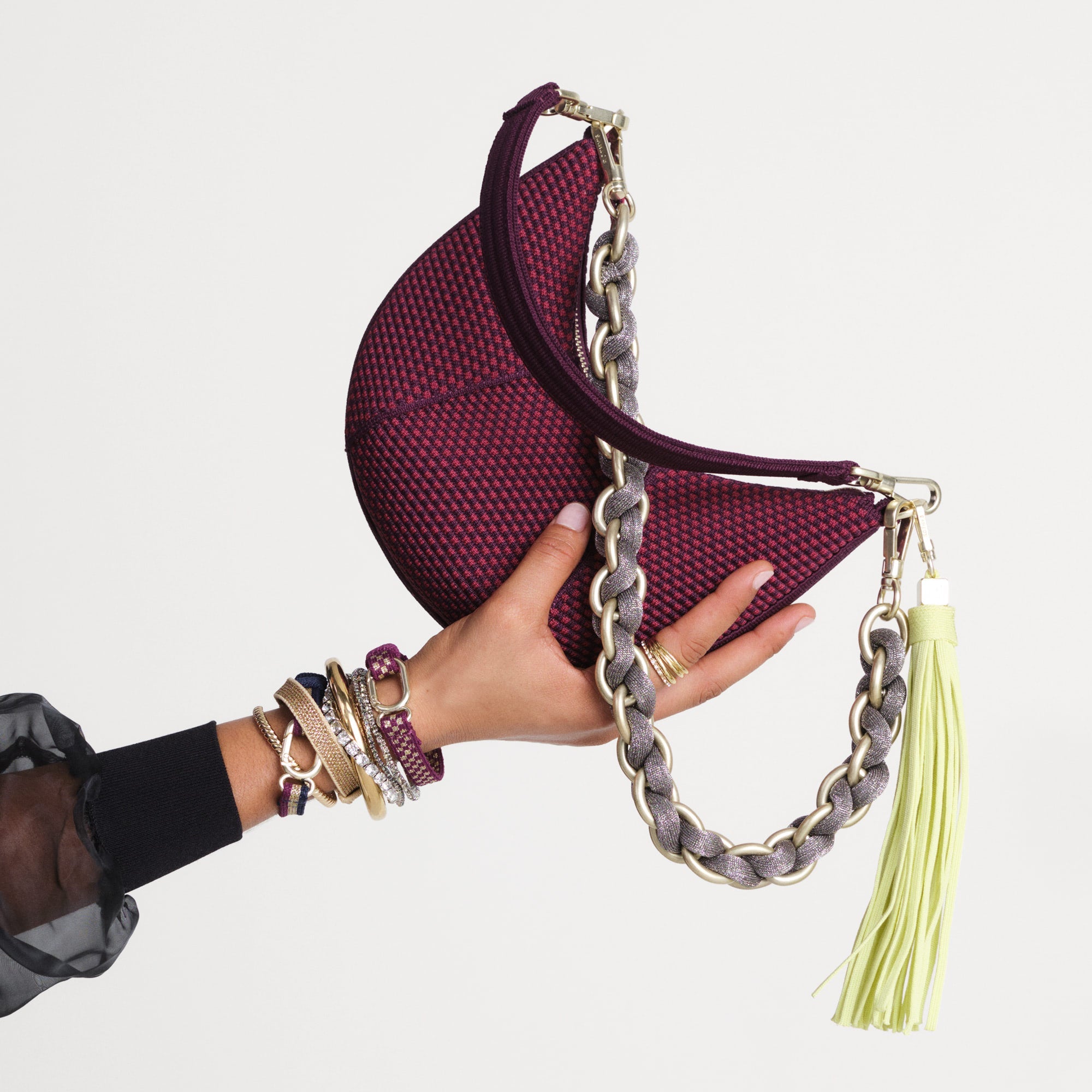The Shoulder Strap - Golden Silver Chain - 图片 3