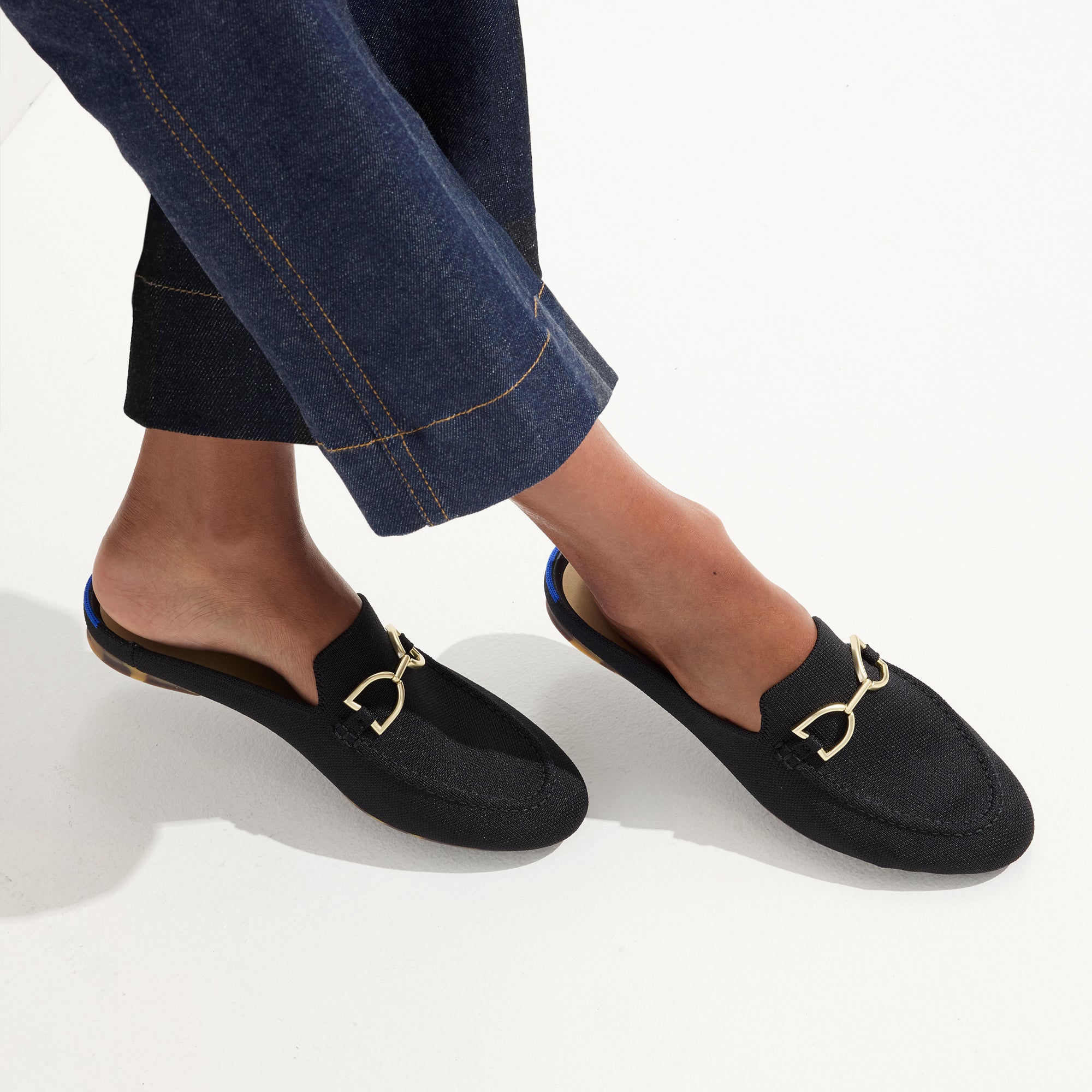 The Double Bit Loafer Mule - Black - 图片 3
