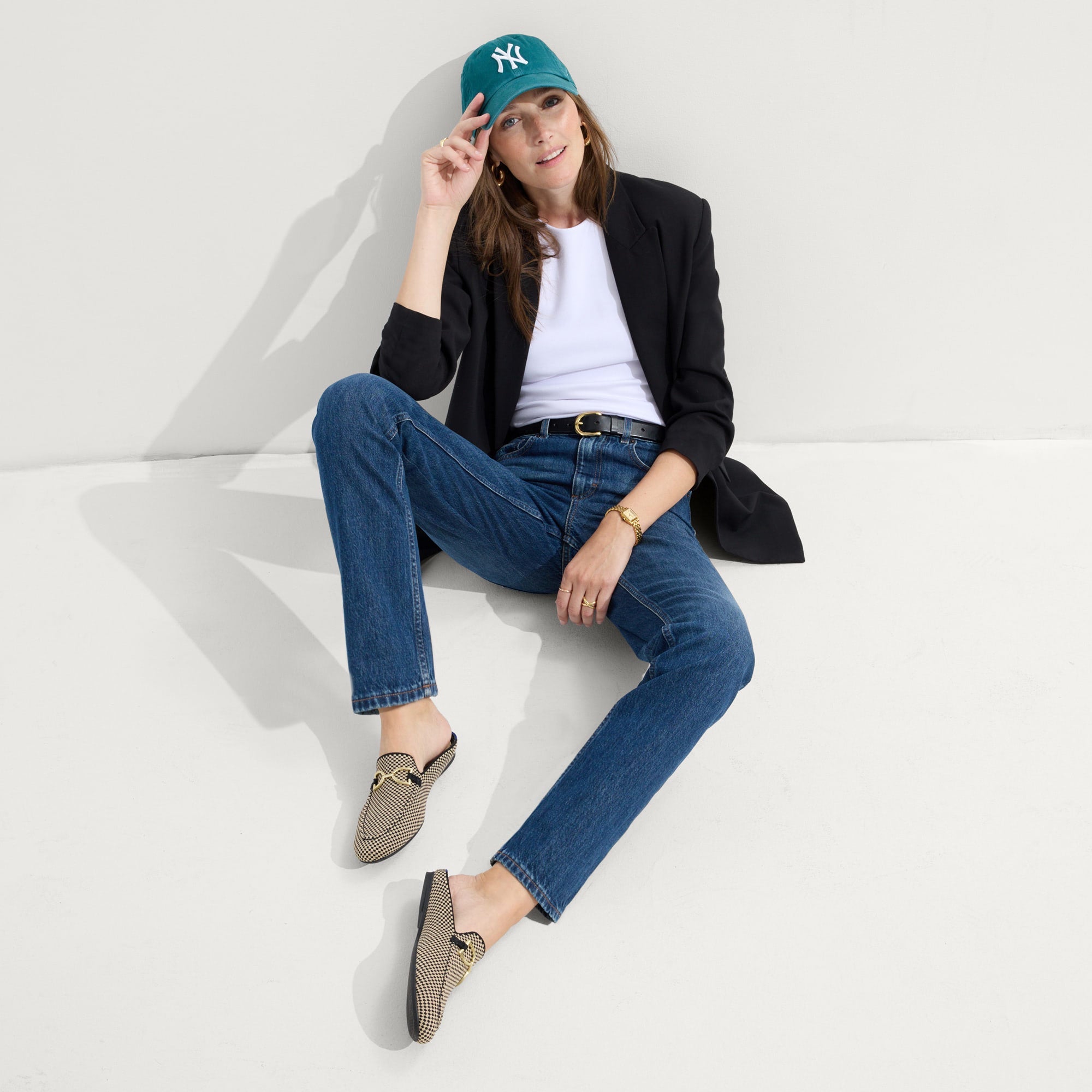 The Double Bit Loafer Mule - Classic Micro Check - 图片 4