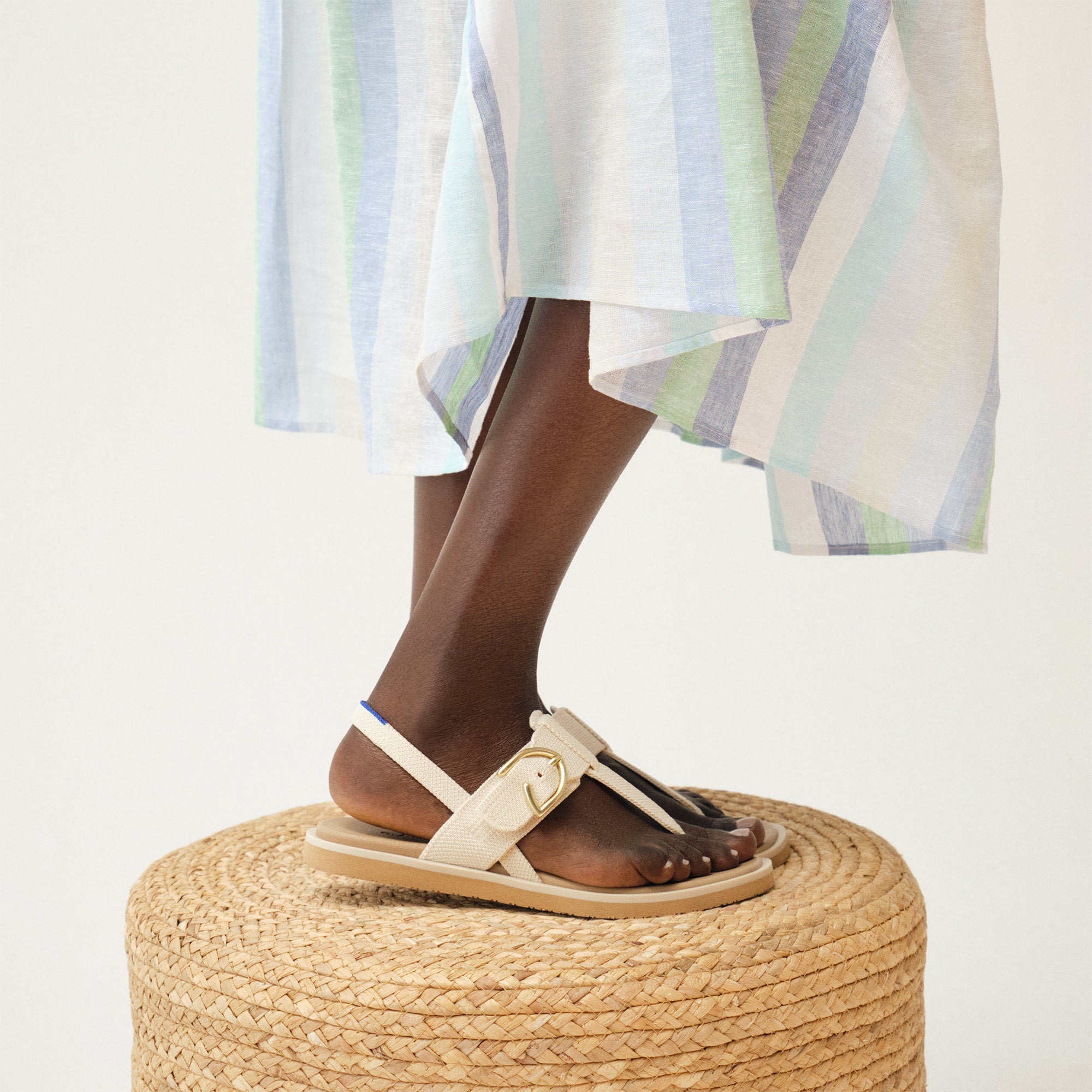 The T–Strap Sandal - Cream Puff - 图片 2