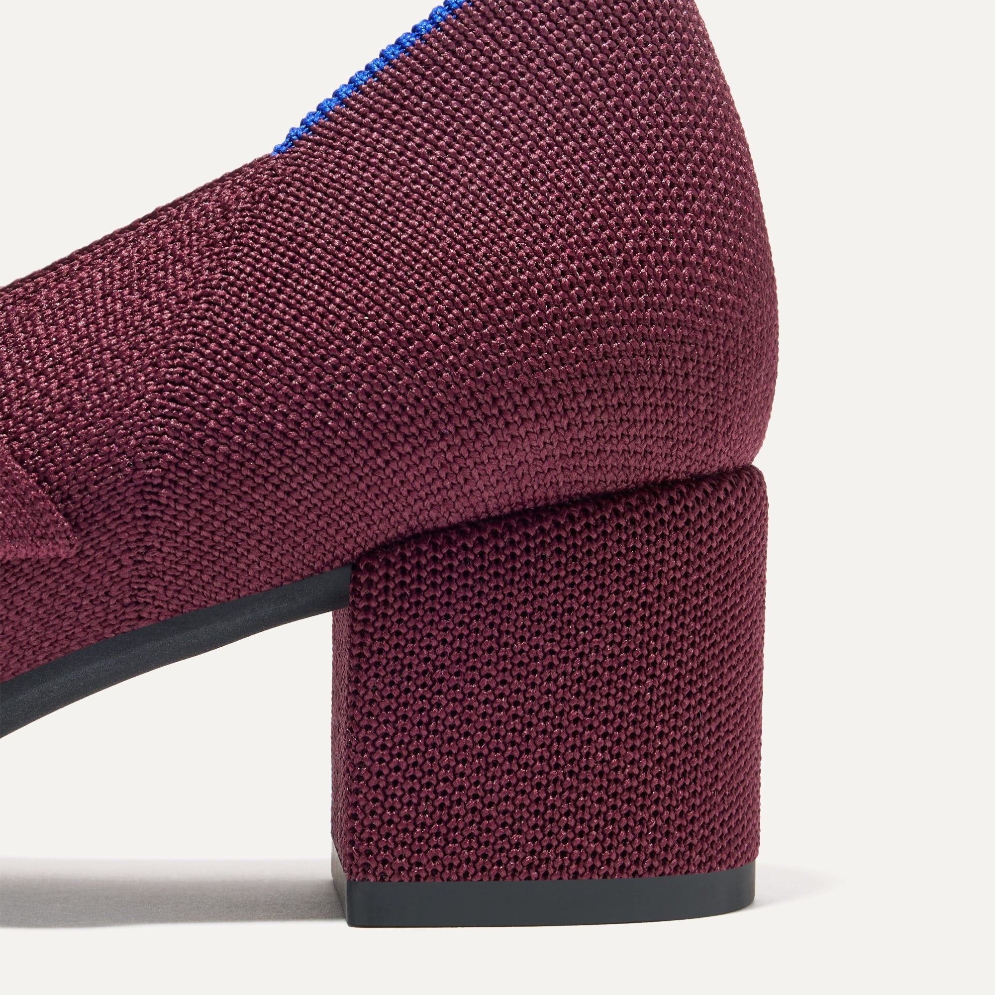 The Mary Jane Heel - Wine Red - 图片 7