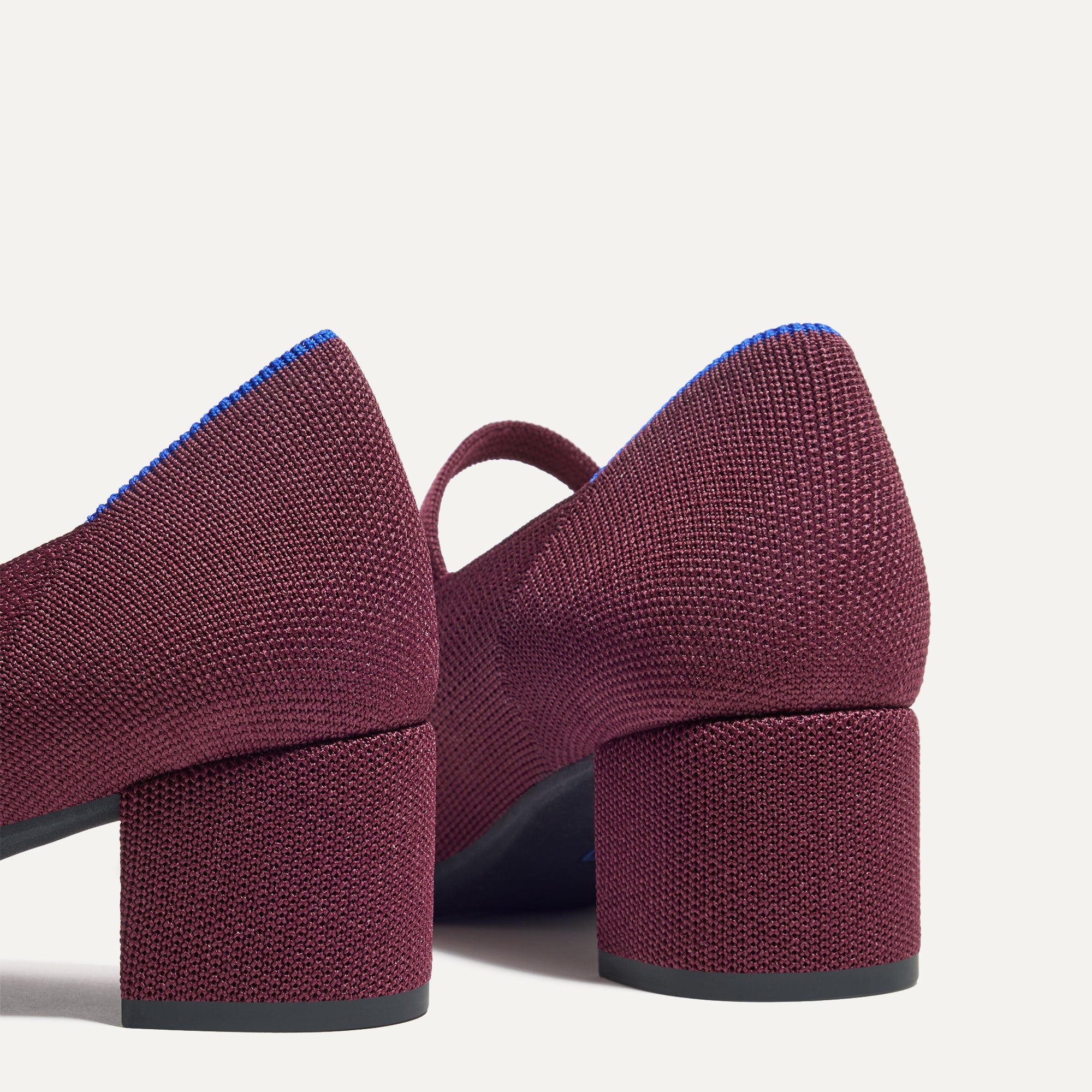 The Mary Jane Heel - Wine Red - 图片 5