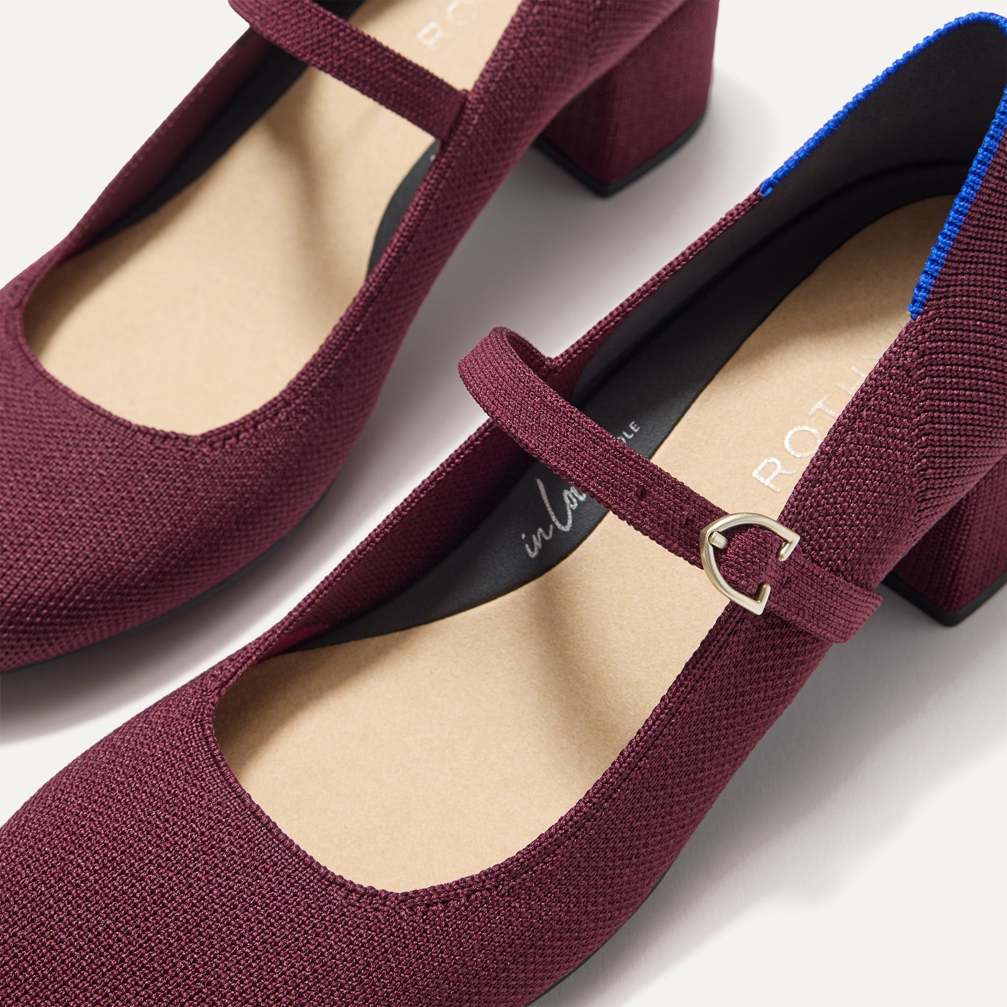 The Mary Jane Heel - Wine Red - 图片 8