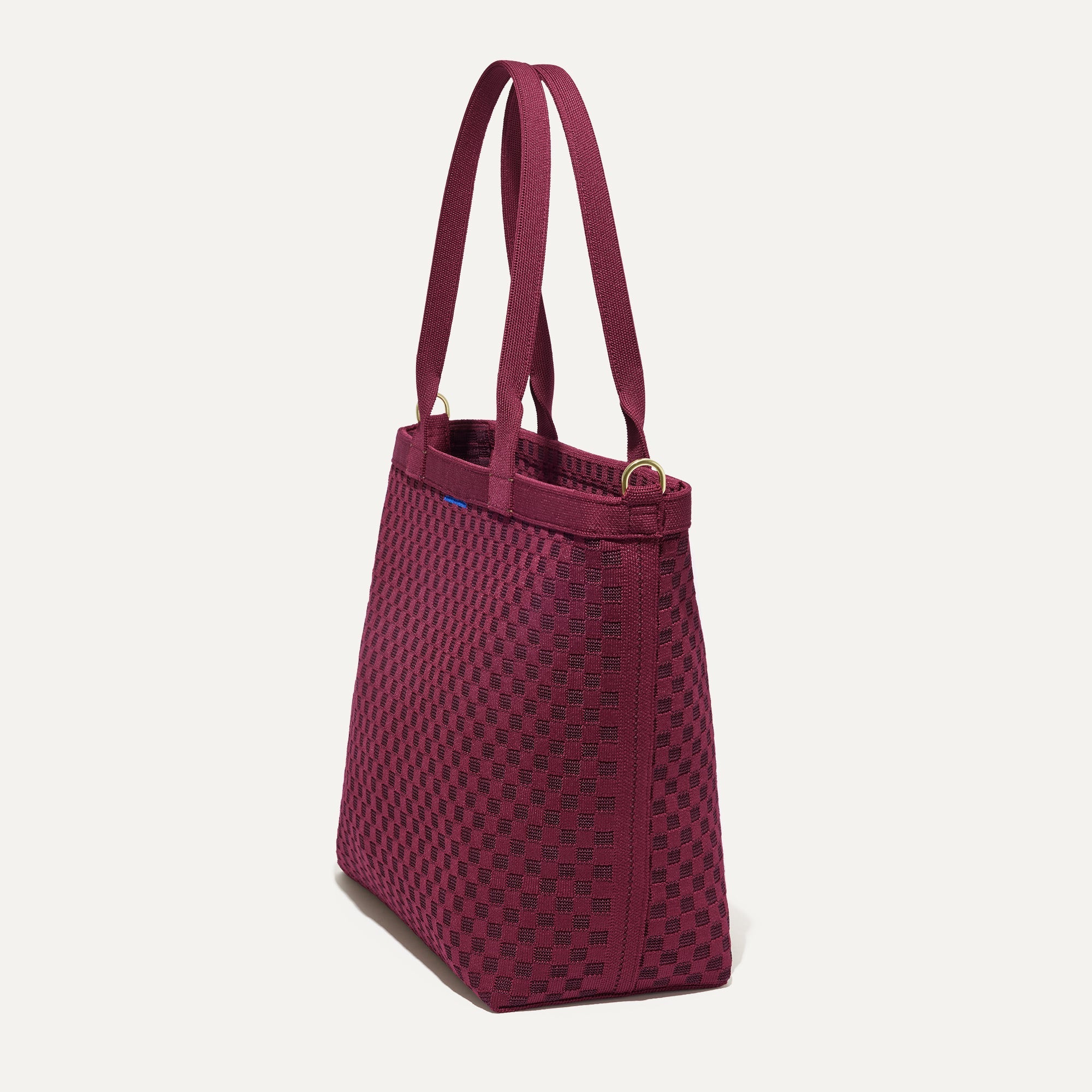 The Lightweight Zip Tote - Cabernet Check - 图片 5