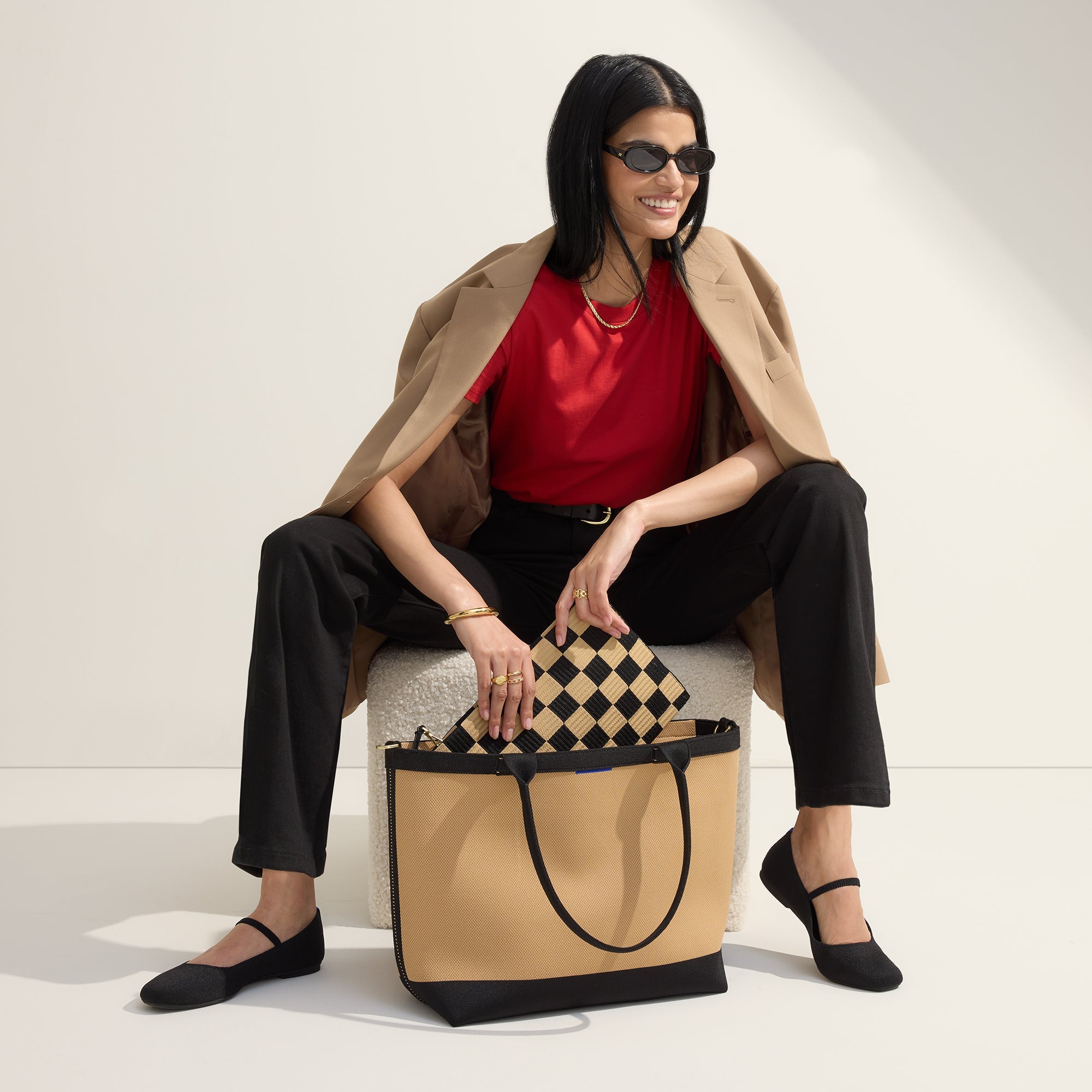 The Lightweight Zip Tote - Shortbread - 图片 4