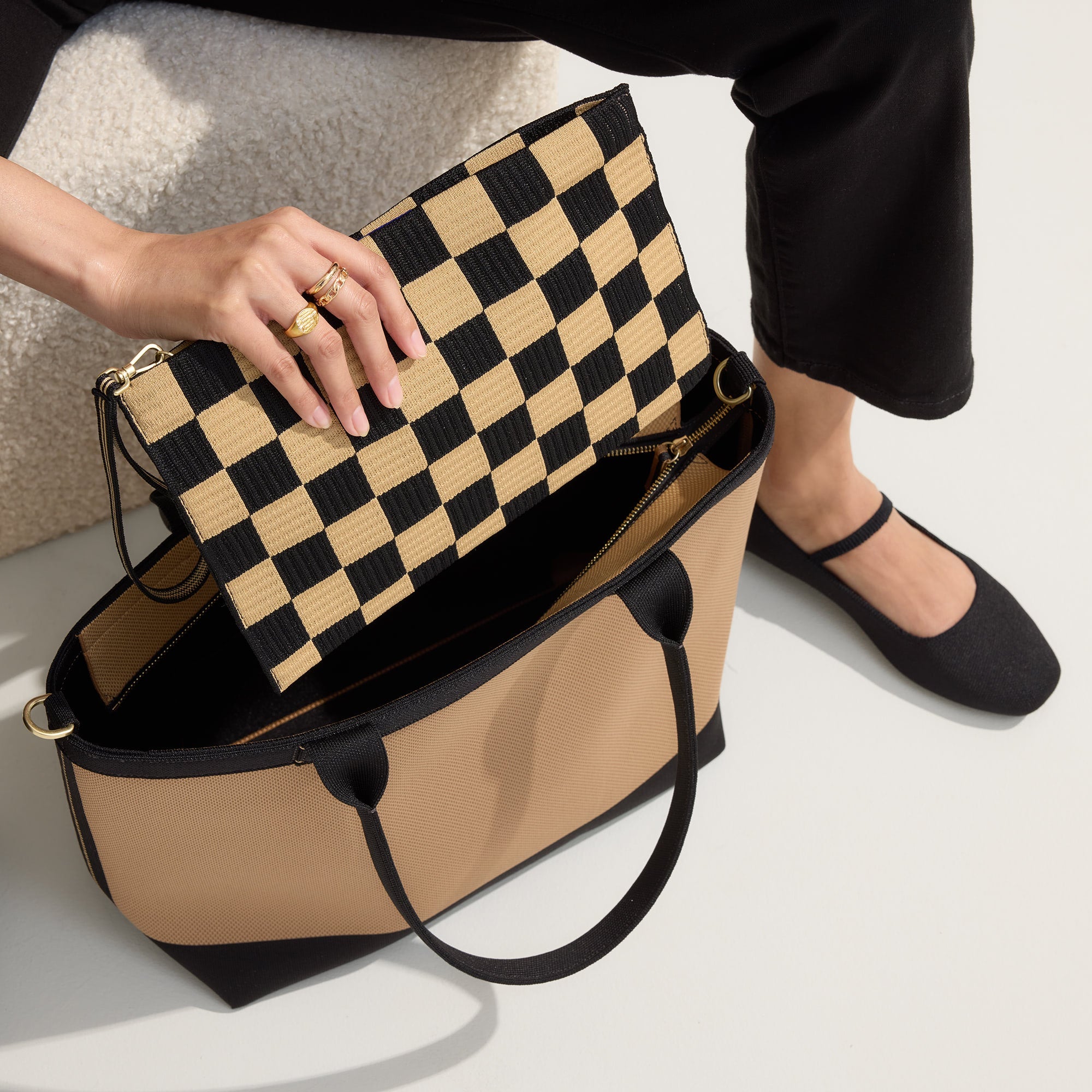 The Lightweight Zip Tote - Shortbread - 图片 3