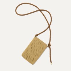 The Phone Crossbody - Brown Butter Crochet