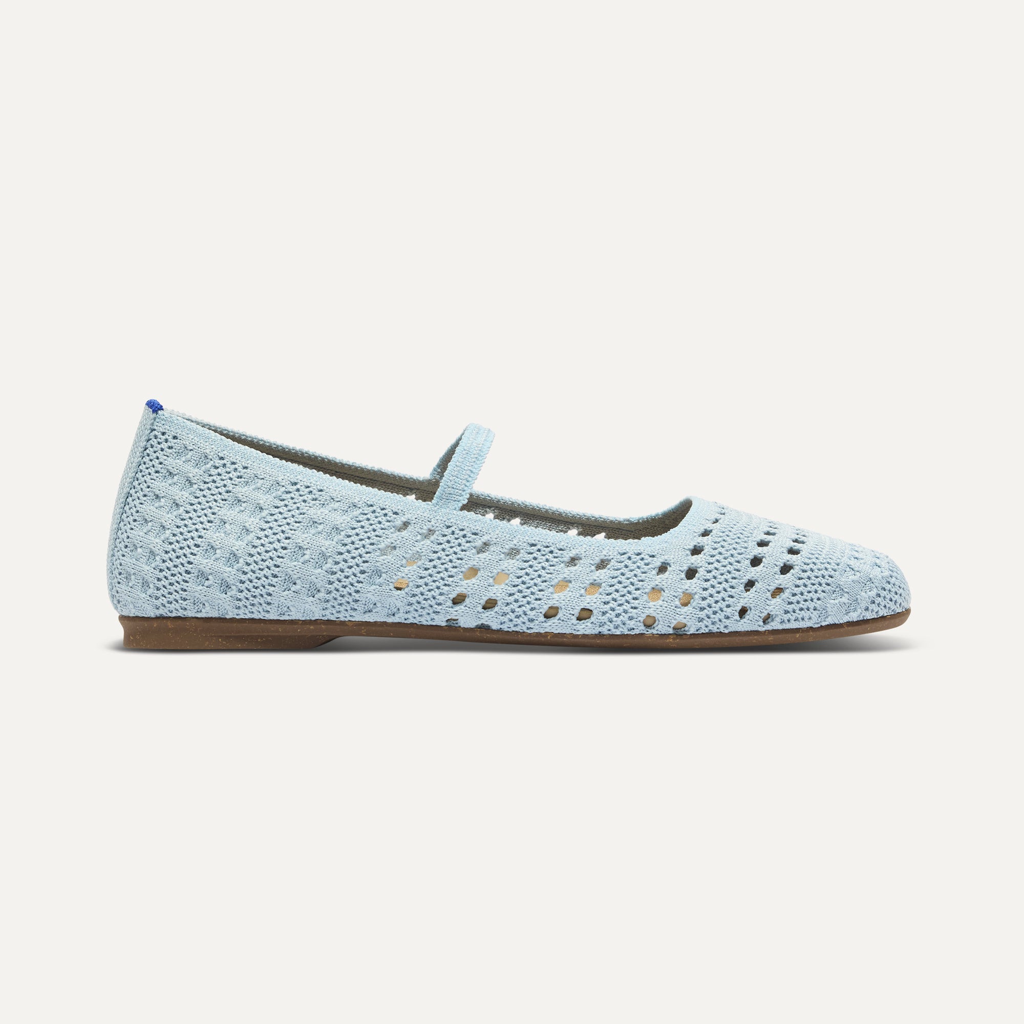 The Max Square Mary Jane - Powder Blue Crochet - 图片 4