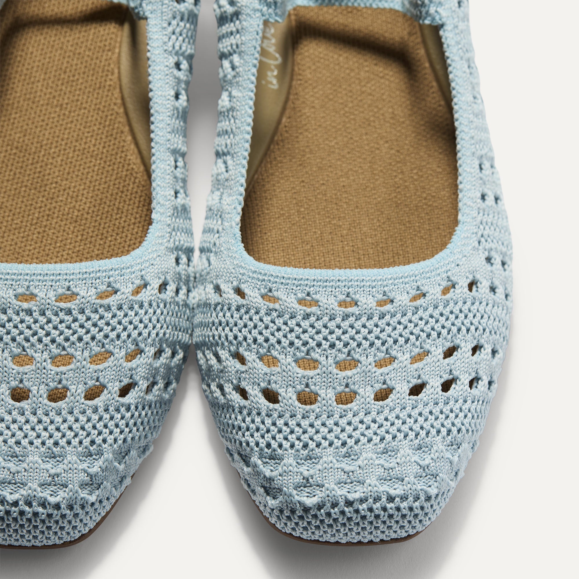 The Max Square Mary Jane - Powder Blue Crochet - 图片 3