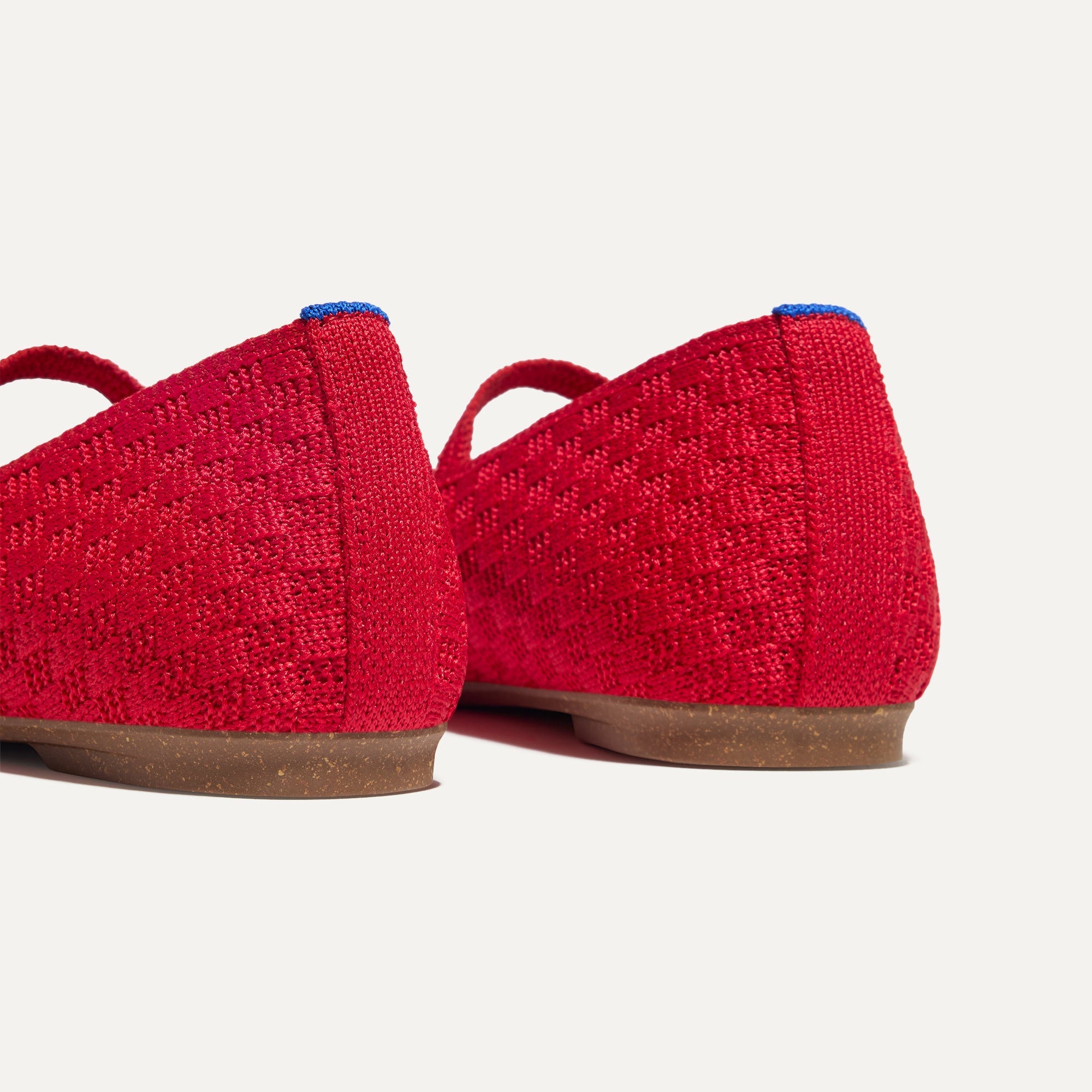 The Max Square Mary Jane - Red Crisp Basketweave - 图片 7