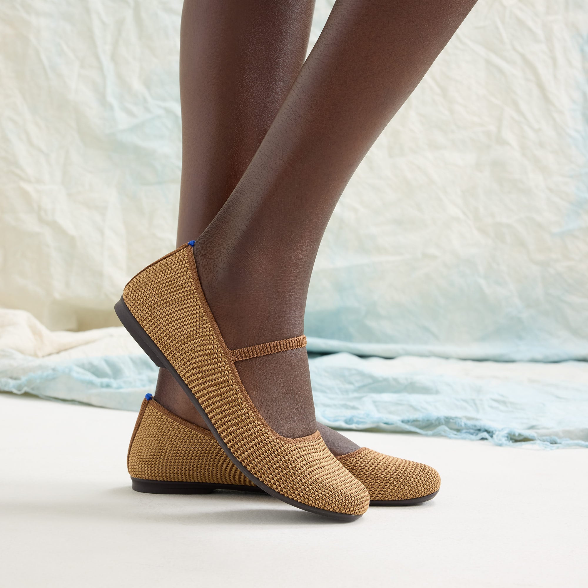 The Max Square Mary Jane - Wheat Raffia-Knit - 图片 2
