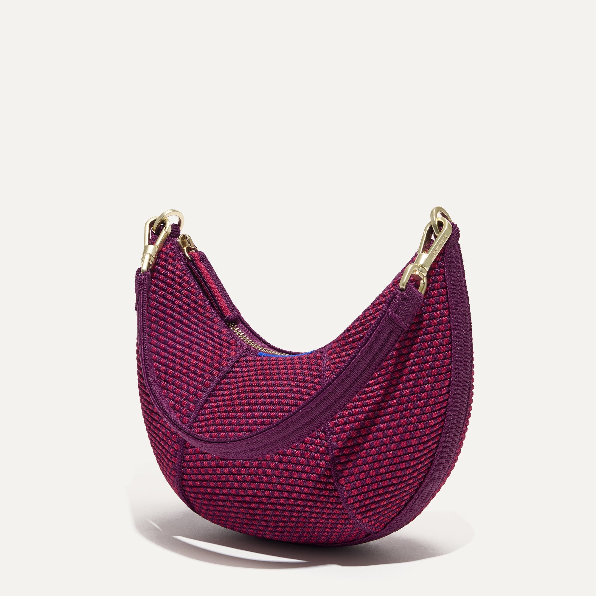 The Mini Crescent Bag - Beet - 图片 6