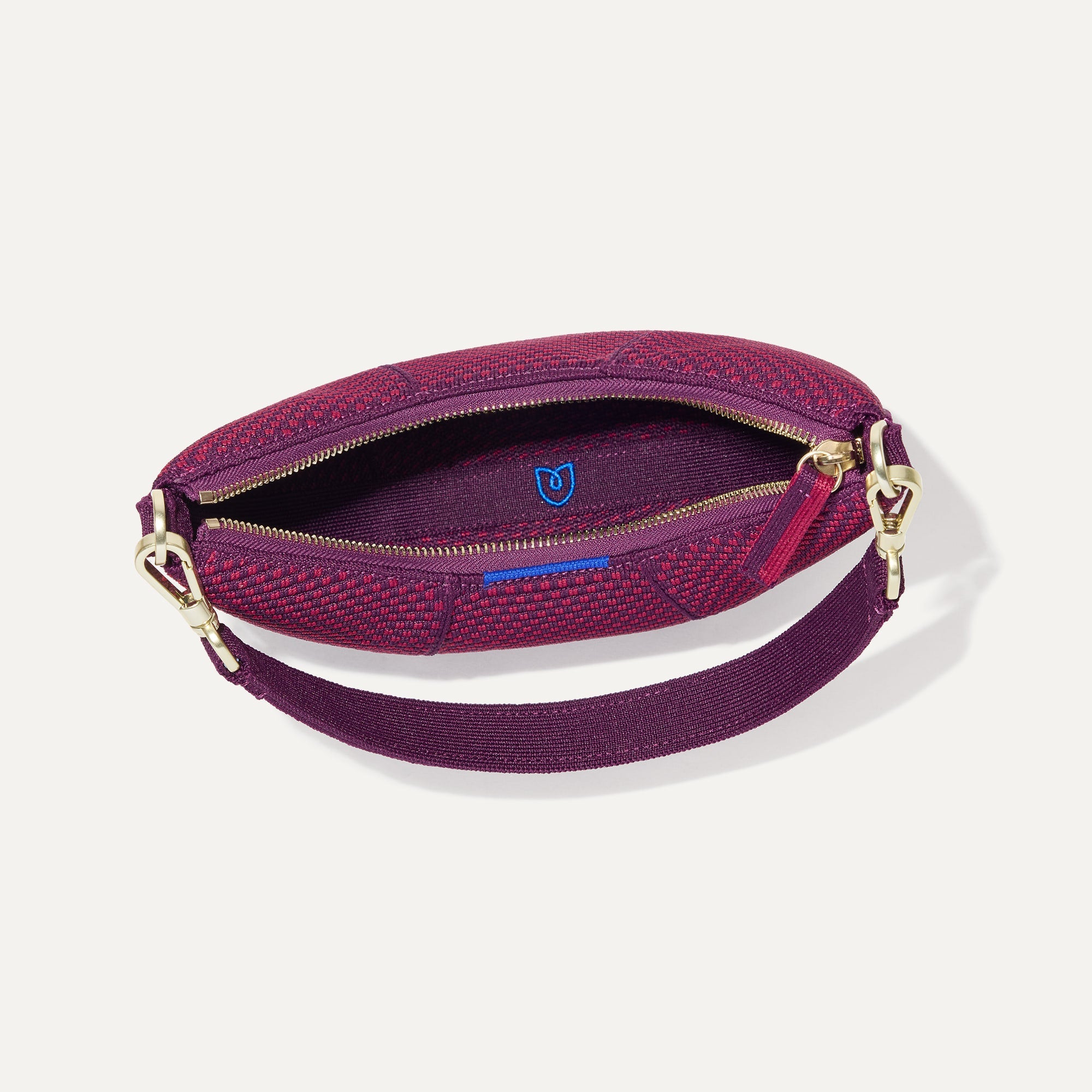 The Mini Crescent Bag - Beet - 图片 7