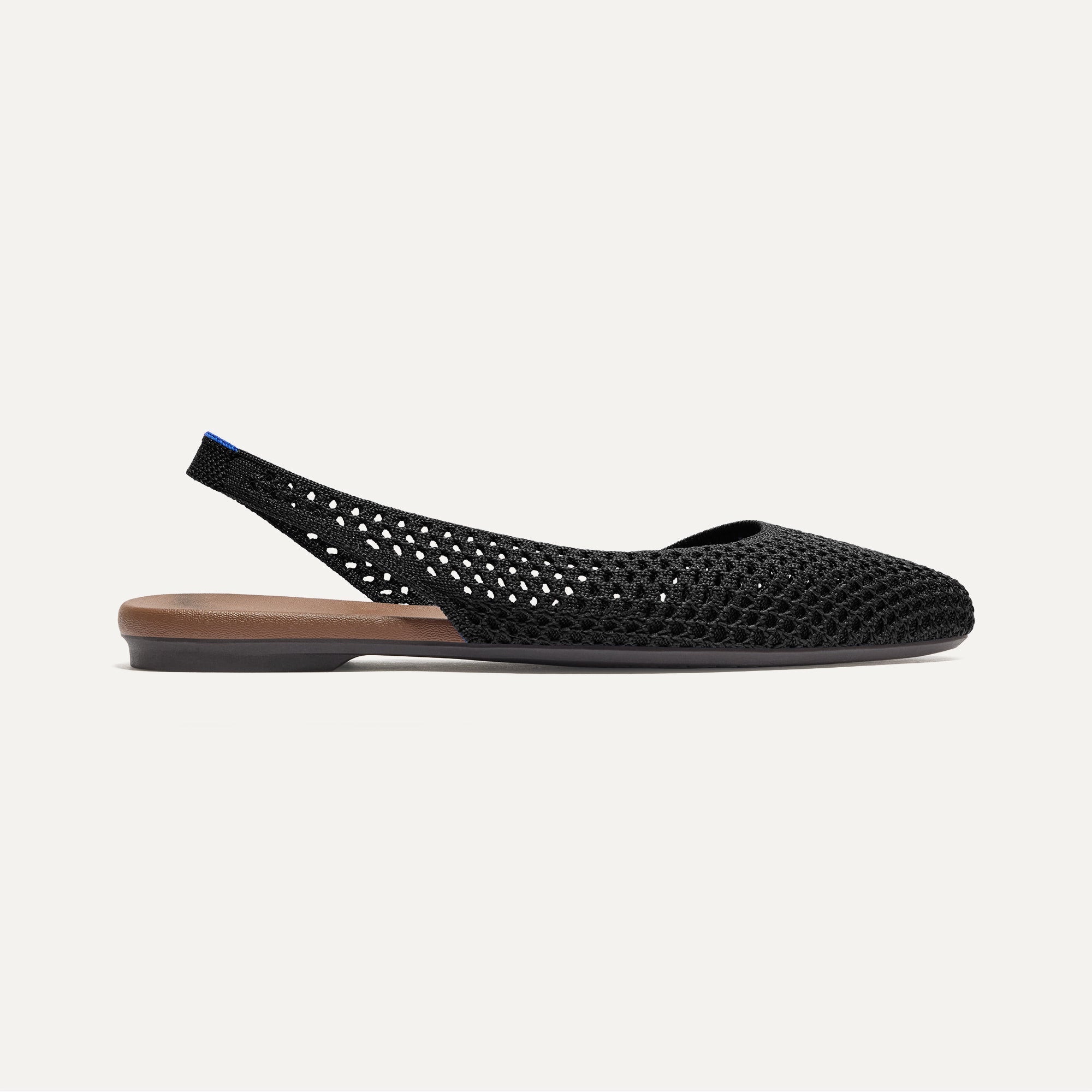 The Almond Slingback - Black Mesh - 图片 5