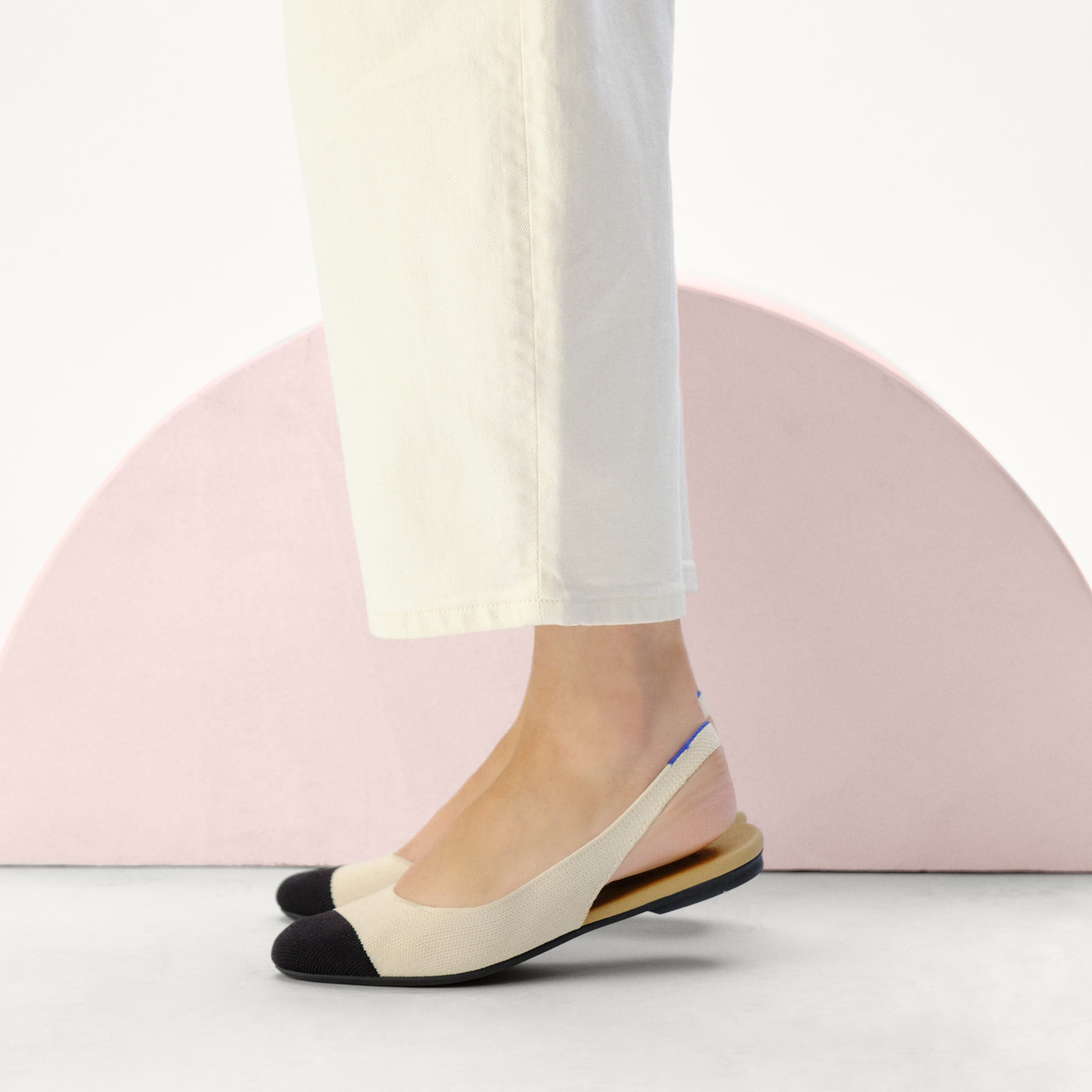 The Almond Slingback - Conch Captoe - 图片 2