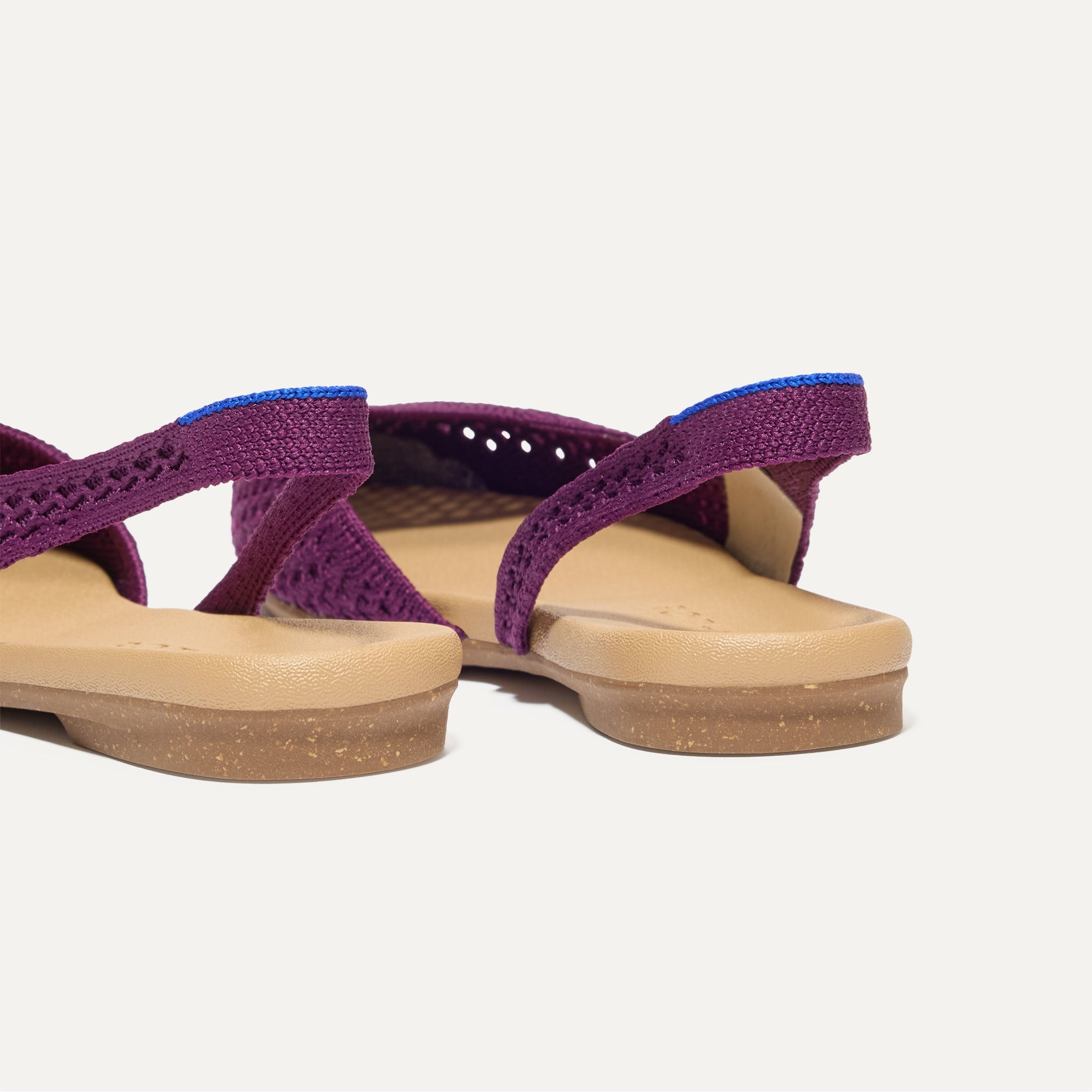 The Almond Slingback - Plum Mesh - 图片 6