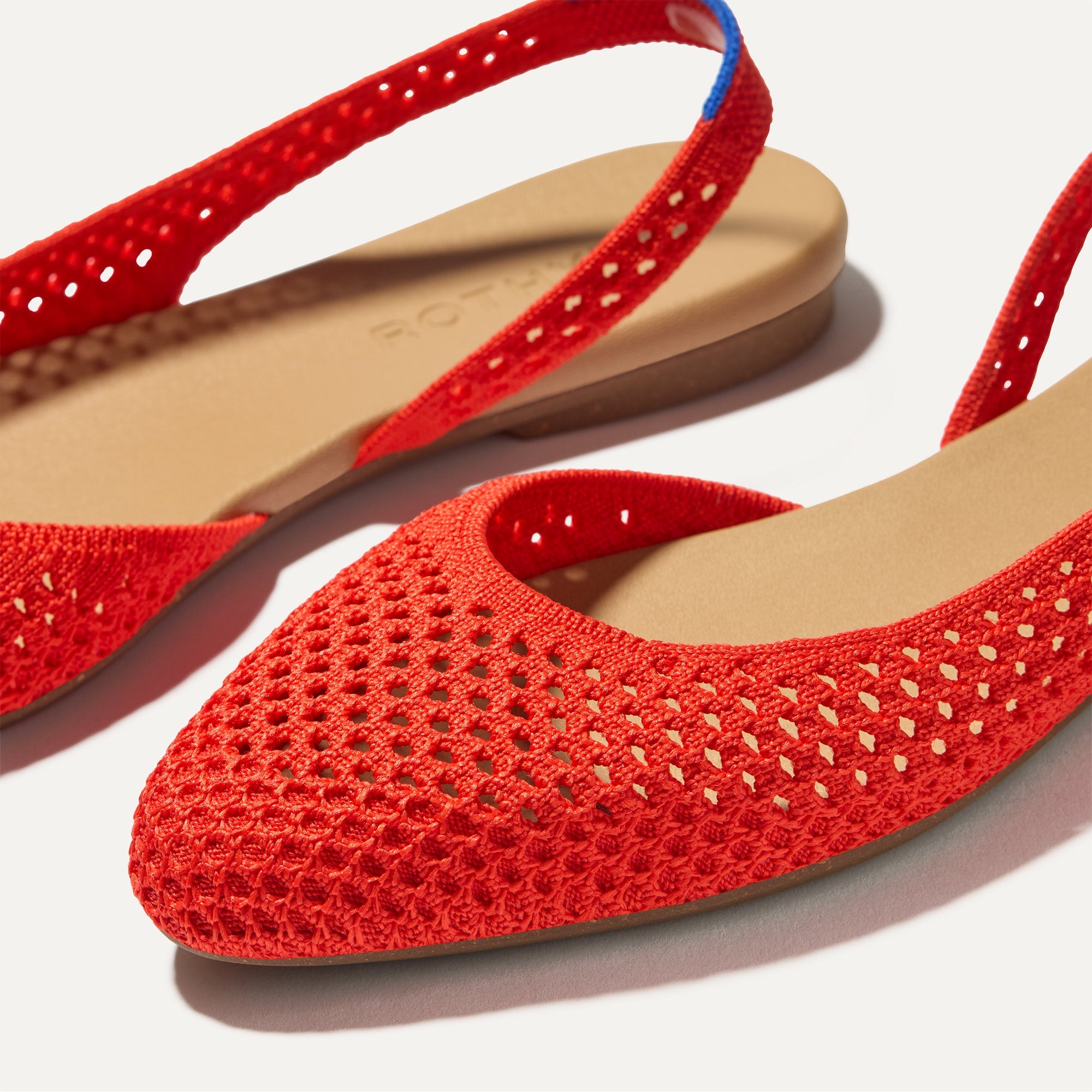 The Almond Slingback - Poppy Mesh - 图片 4