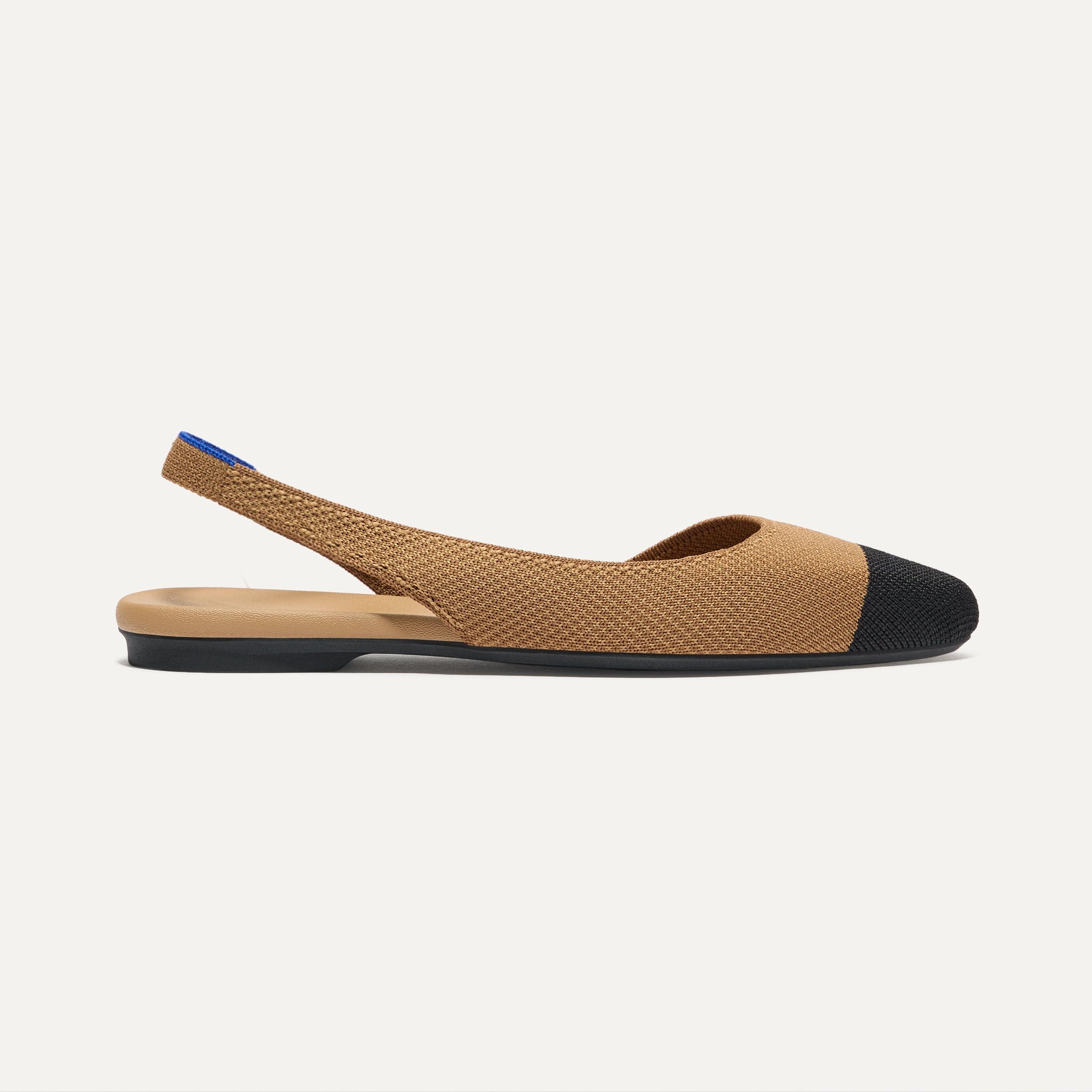 The Almond Slingback - Tawny Captoe - 图片 4