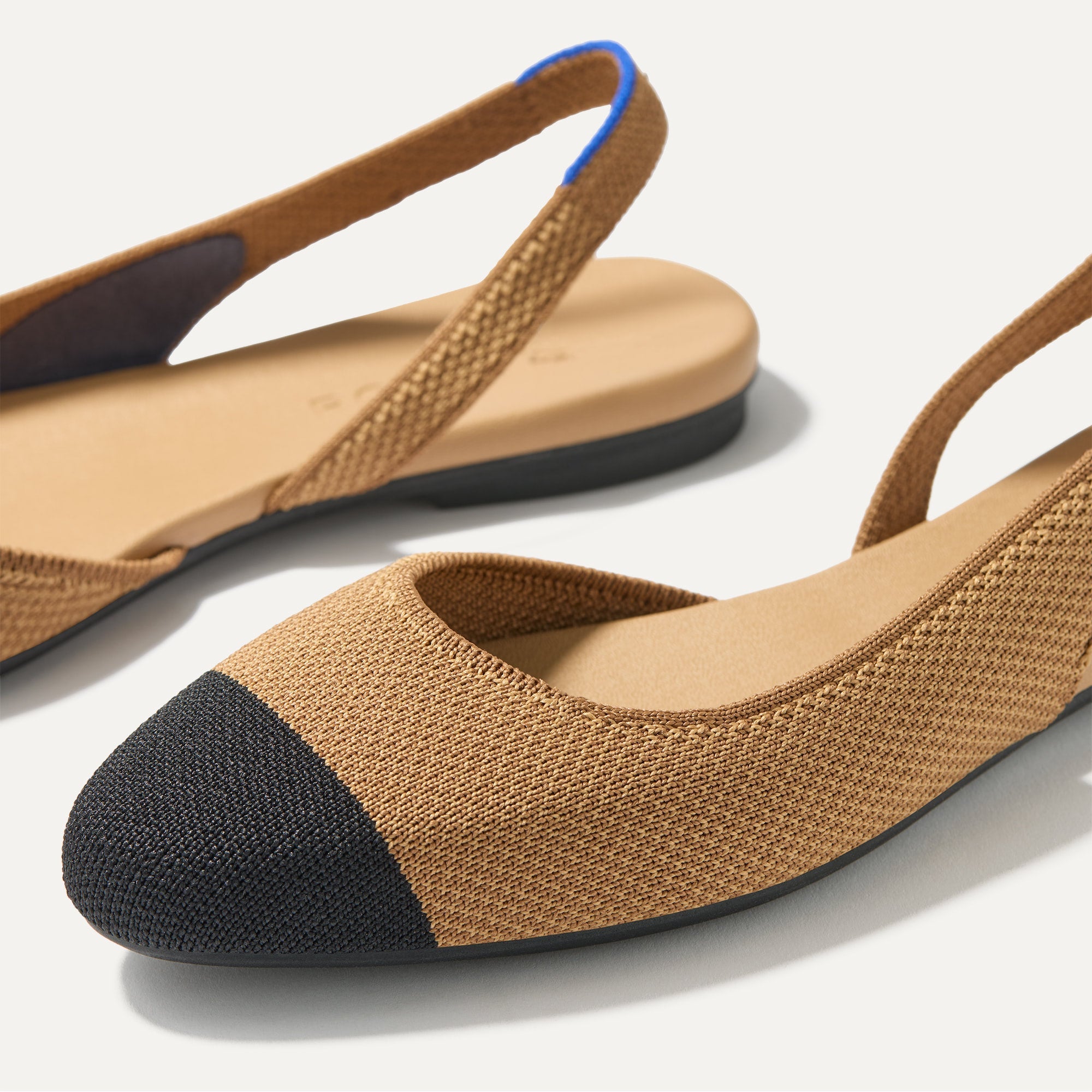 The Almond Slingback - Tawny Captoe - 图片 5