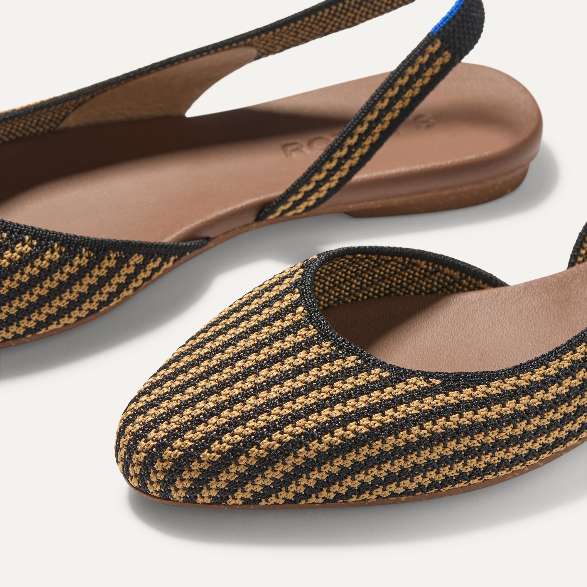 The Almond Slingback - Butterscotch Stripe - 图片 6