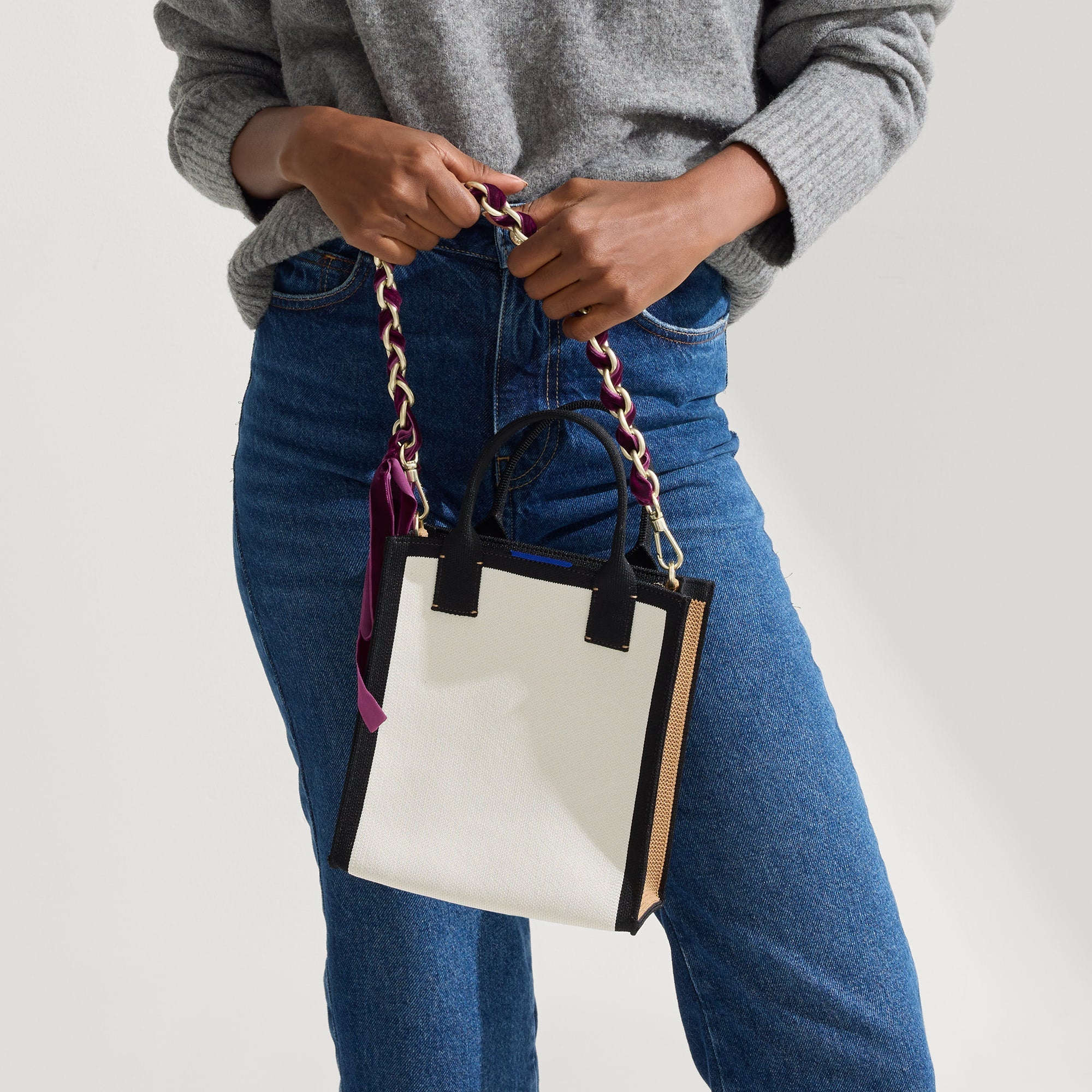 The Shoulder Strap - Velvet Plum Chain - 图片 2