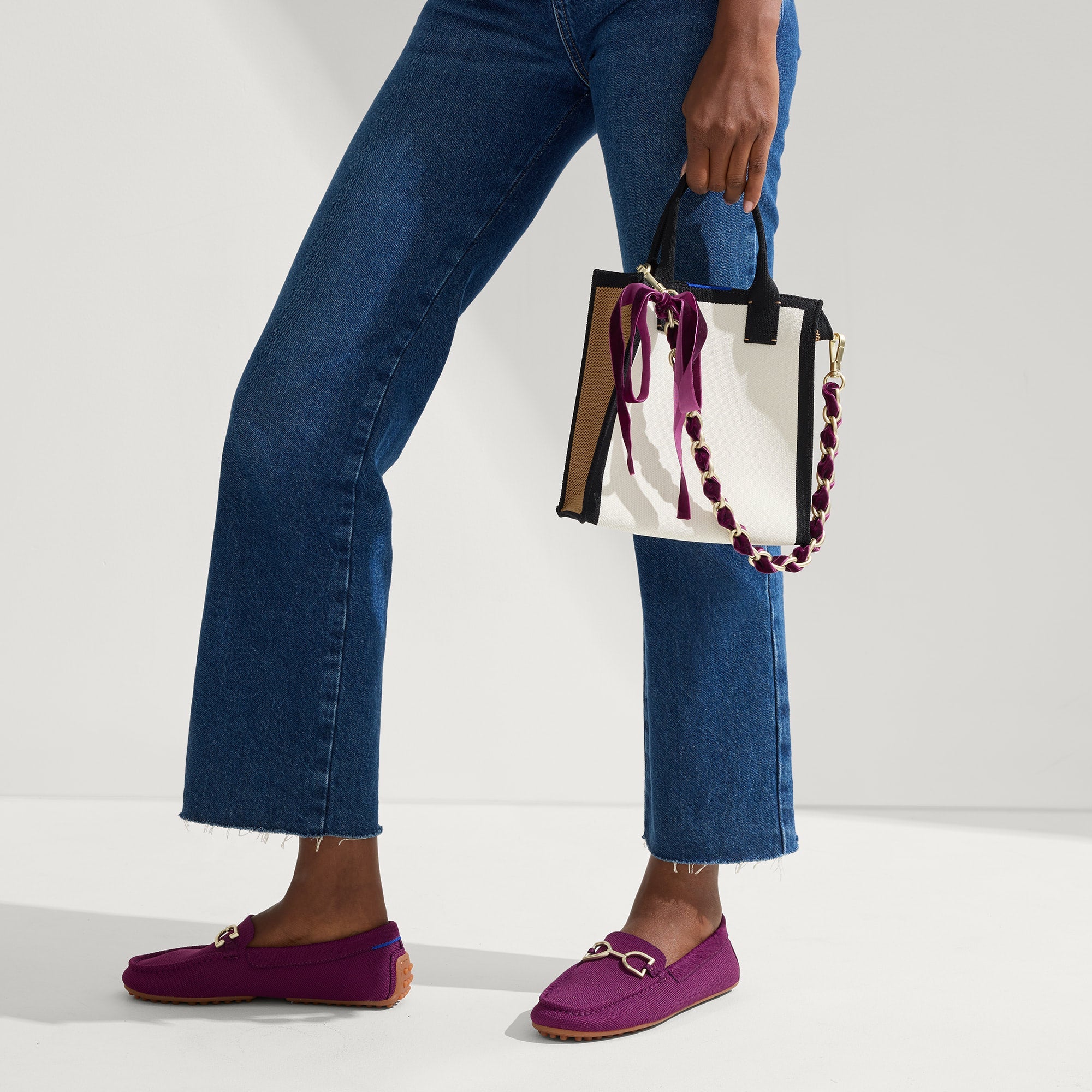 The Shoulder Strap - Velvet Plum Chain - 图片 5