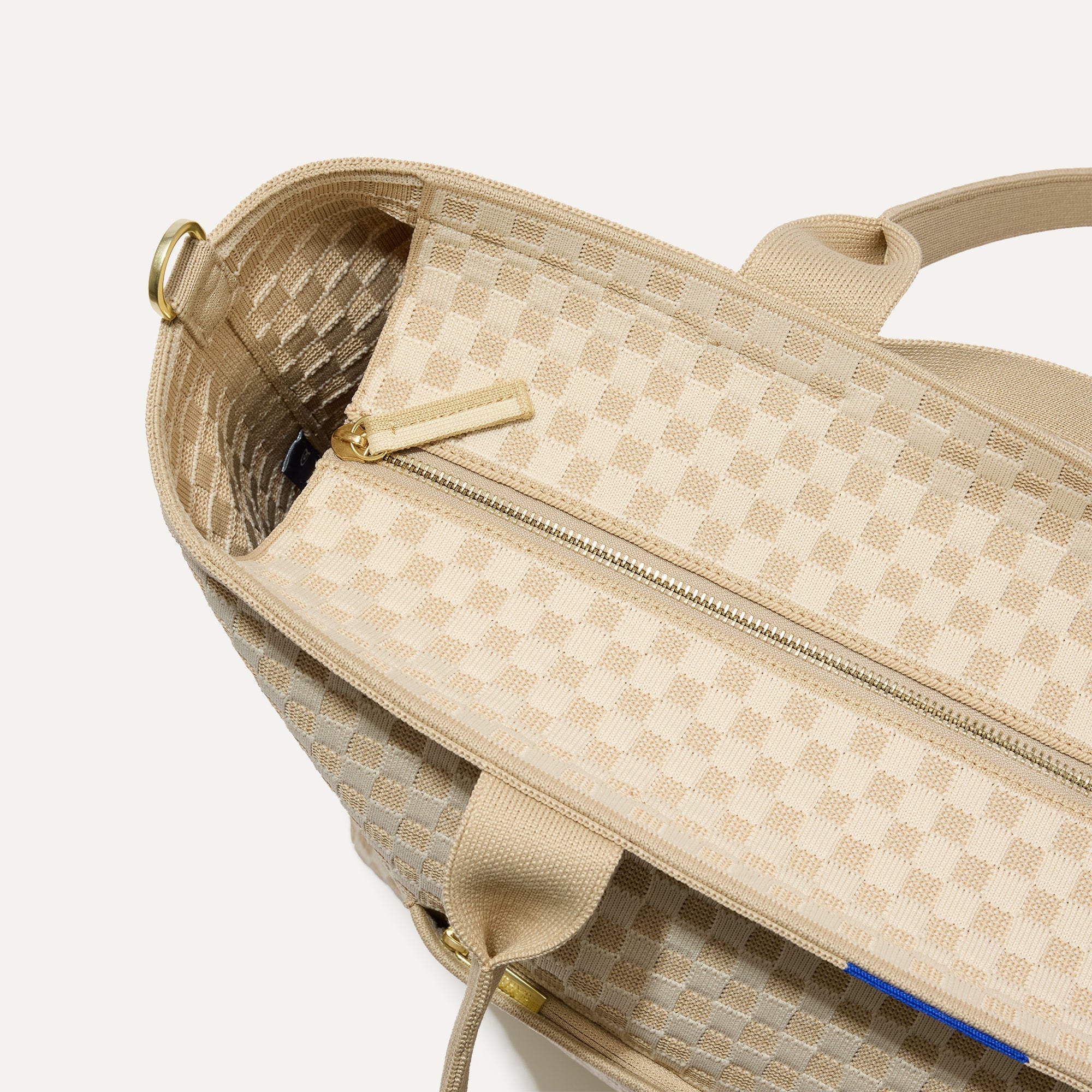 The Zip Travel Tote - Parchment Basketweave - 图片 8
