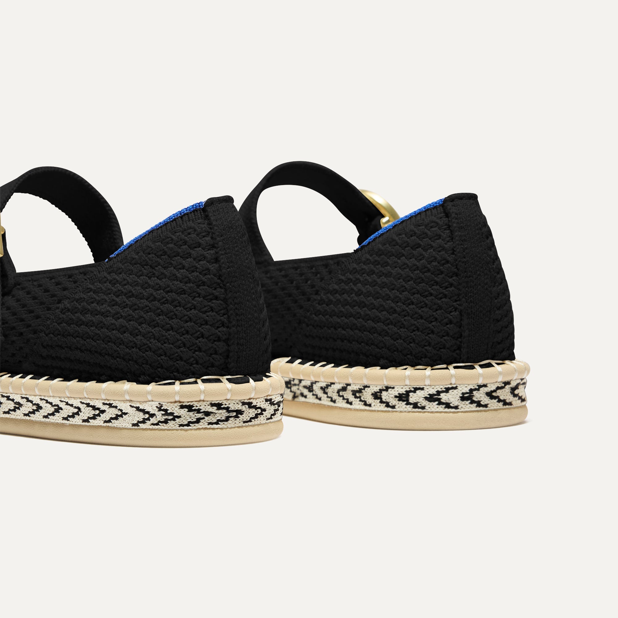 The Espadrille Mary Jane - Black - 图片 4