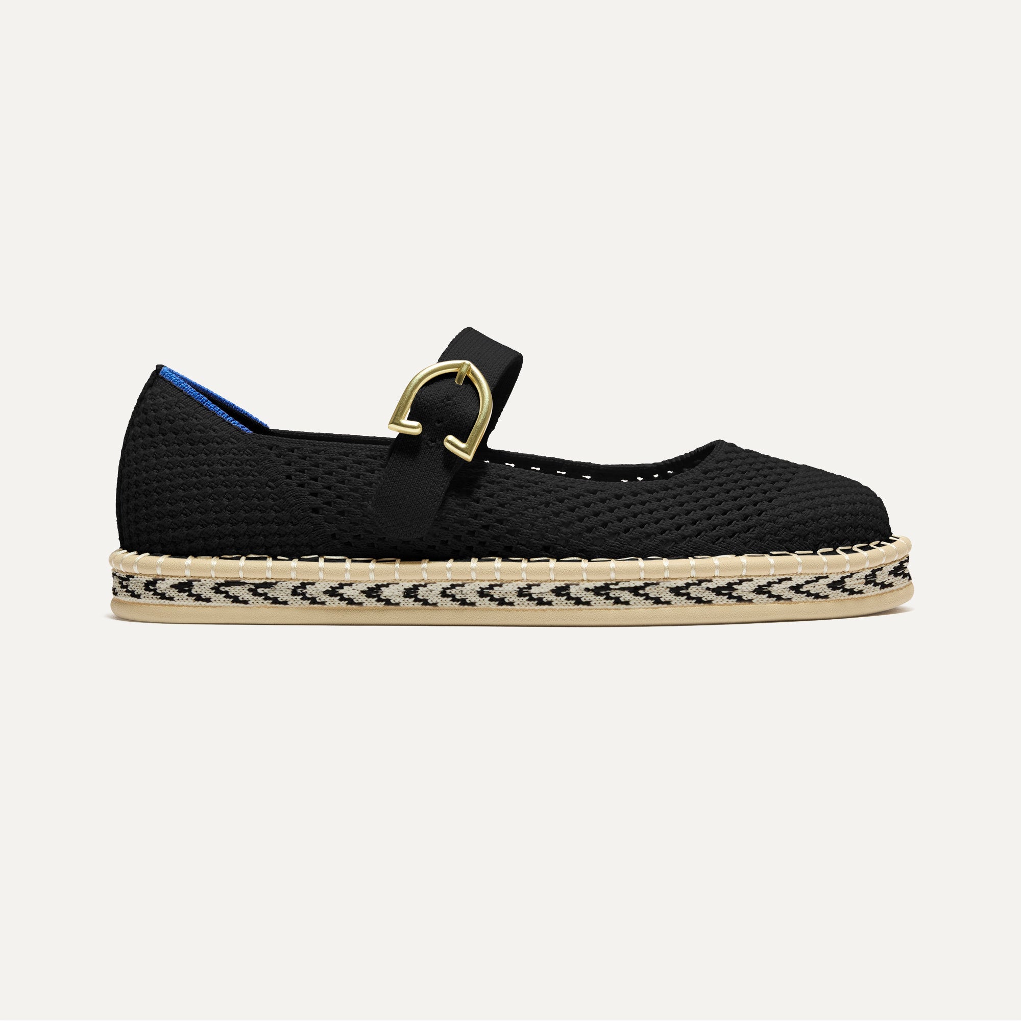 The Espadrille Mary Jane - Black - 图片 6
