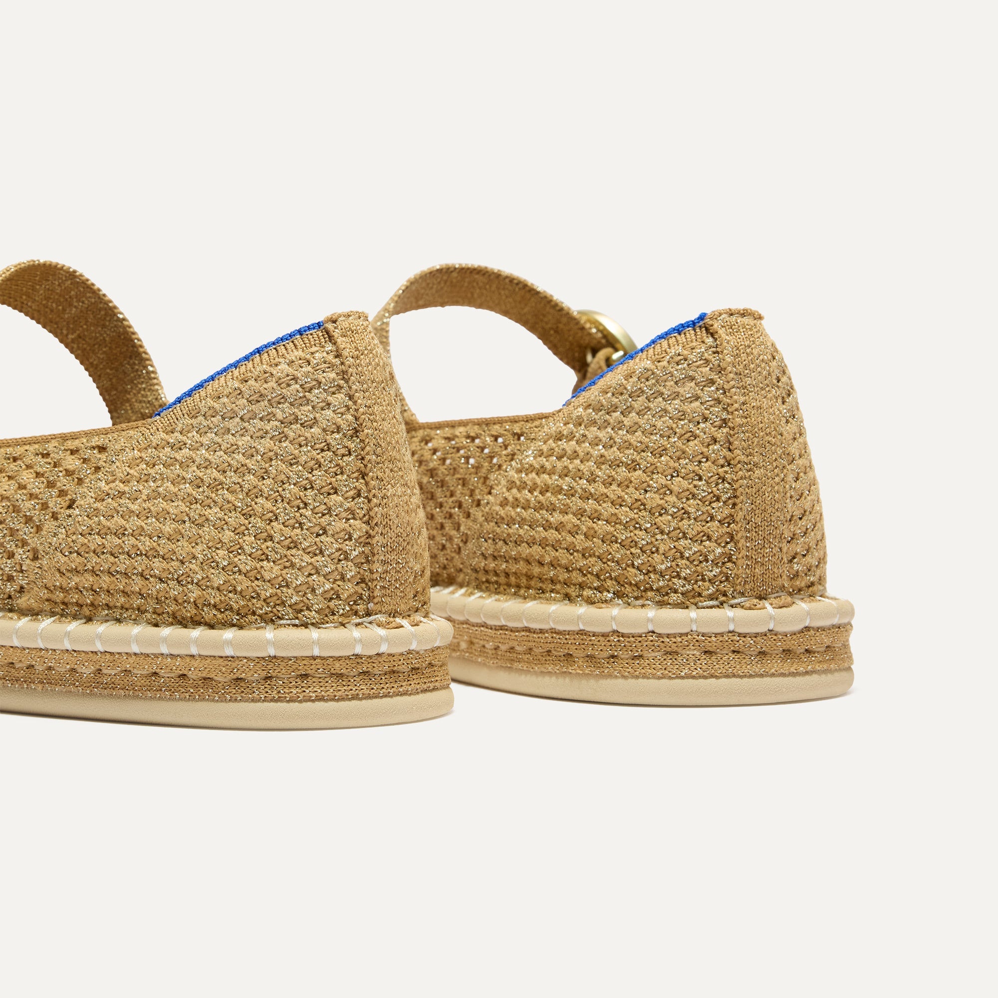 The Espadrille Mary Jane - Metallic Golden Sun - 图片 4