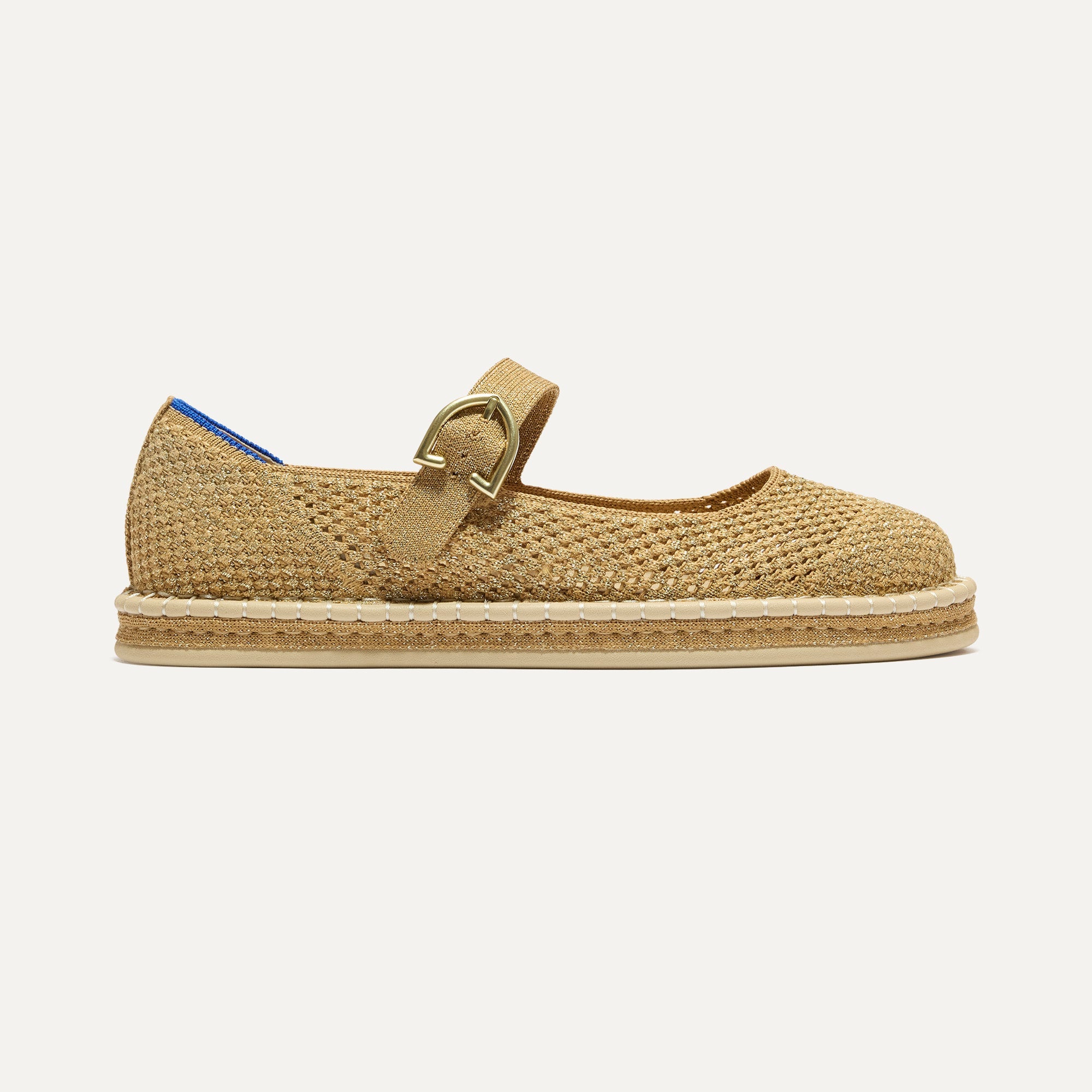 The Espadrille Mary Jane - Metallic Golden Sun - 图片 6