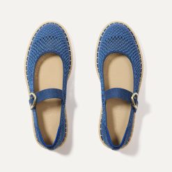 The Espadrille Mary Jane - Blue Breeze