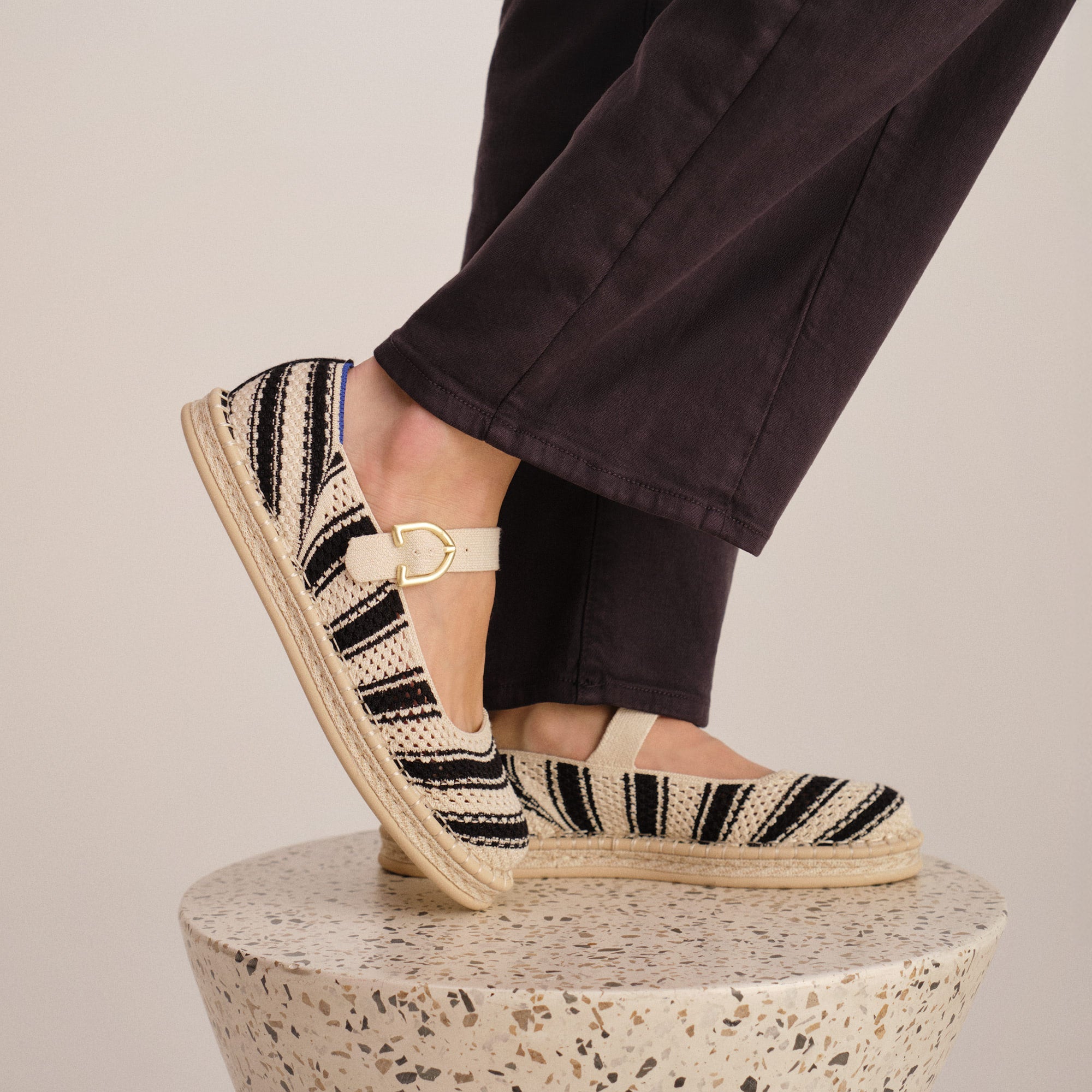 The Espadrille Mary Jane - Compass Stripe - 图片 2