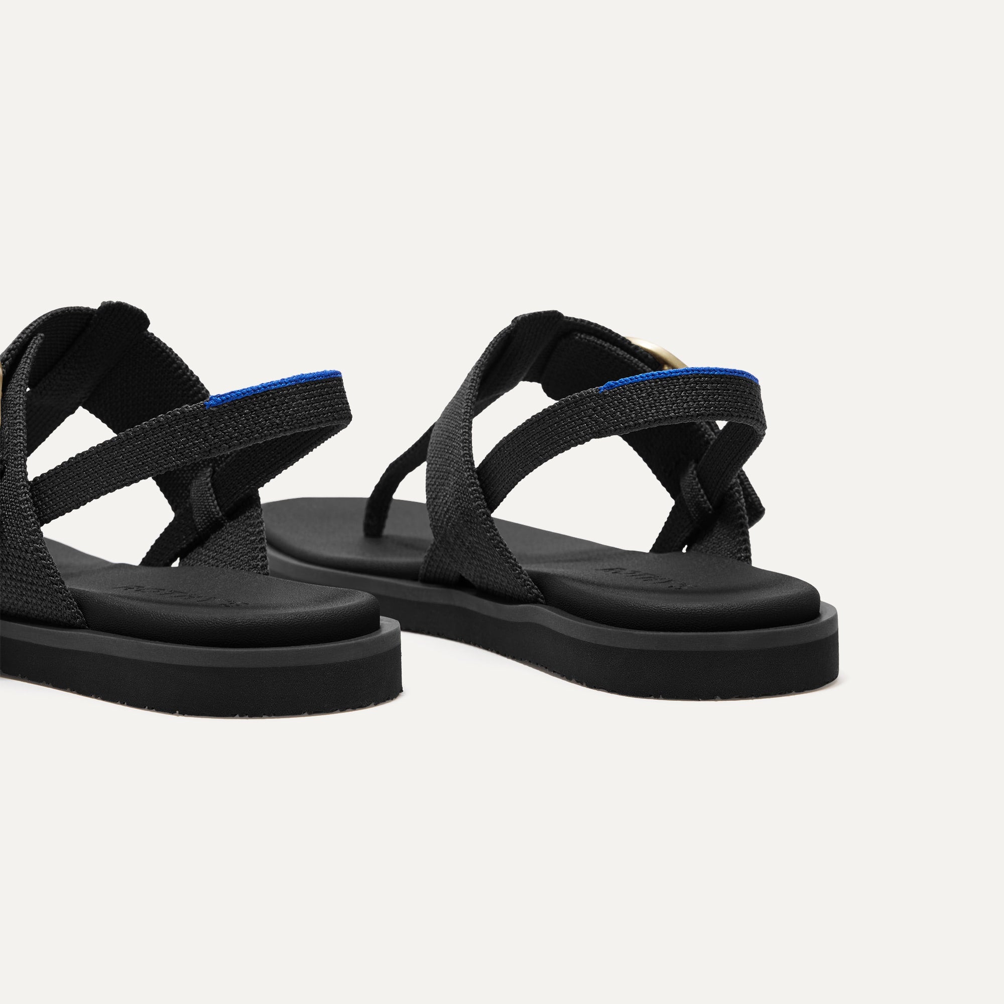 The T–Strap Sandal - Black - 图片 4