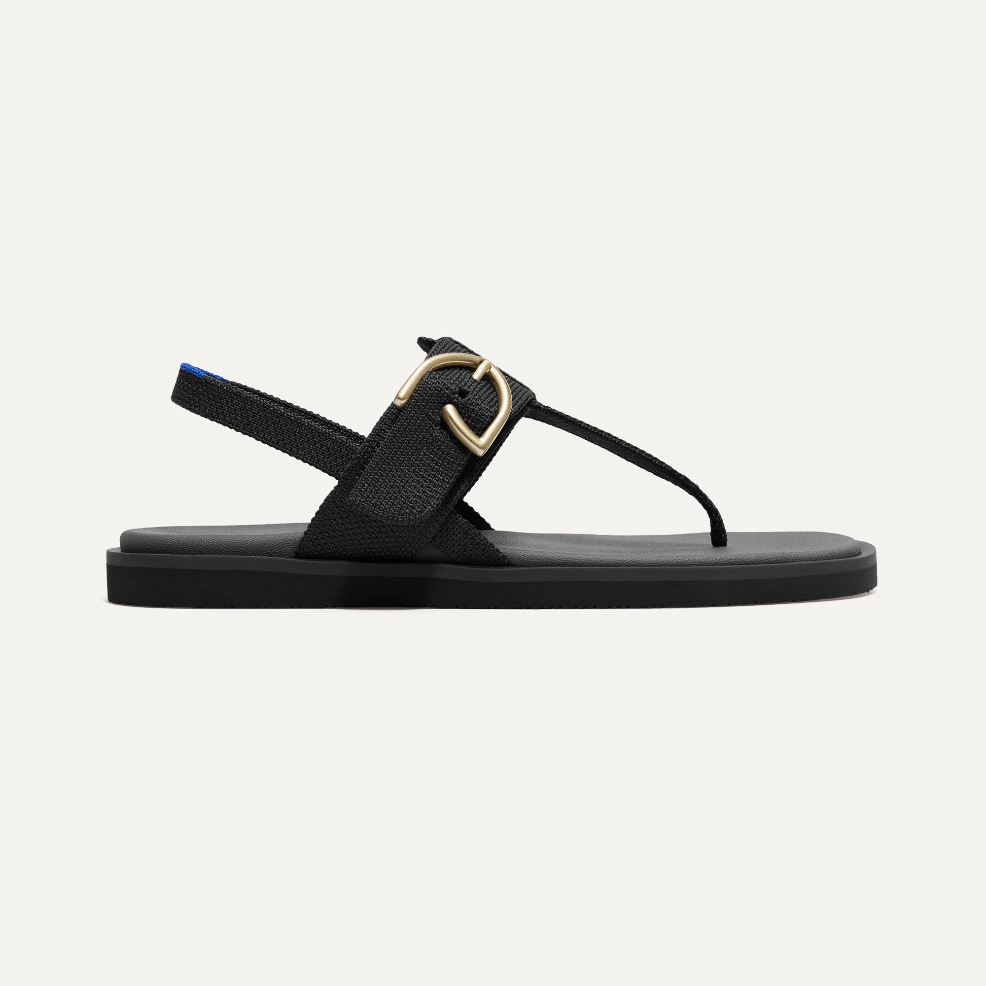 The T–Strap Sandal - Black - 图片 6