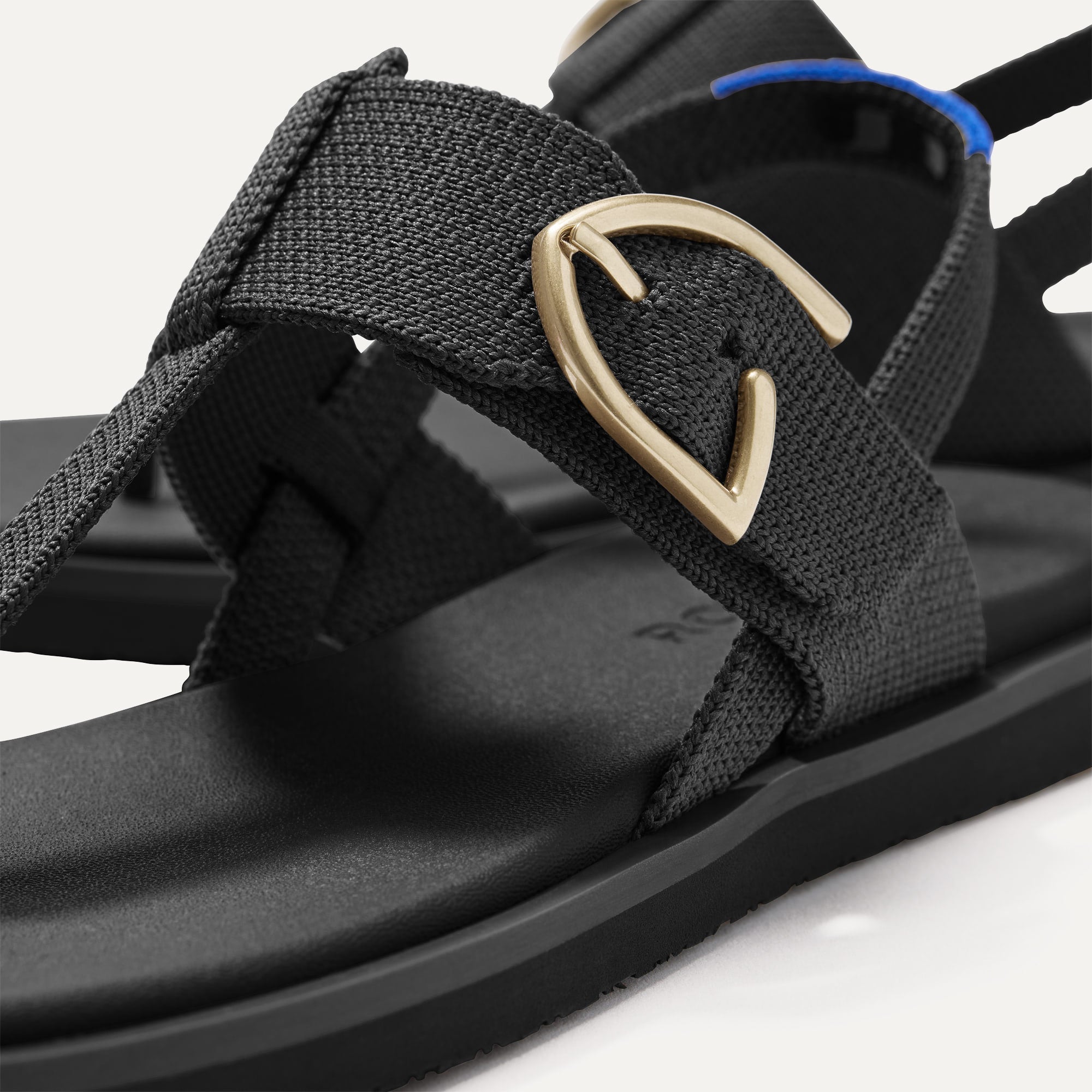 The T–Strap Sandal - Black - 图片 7