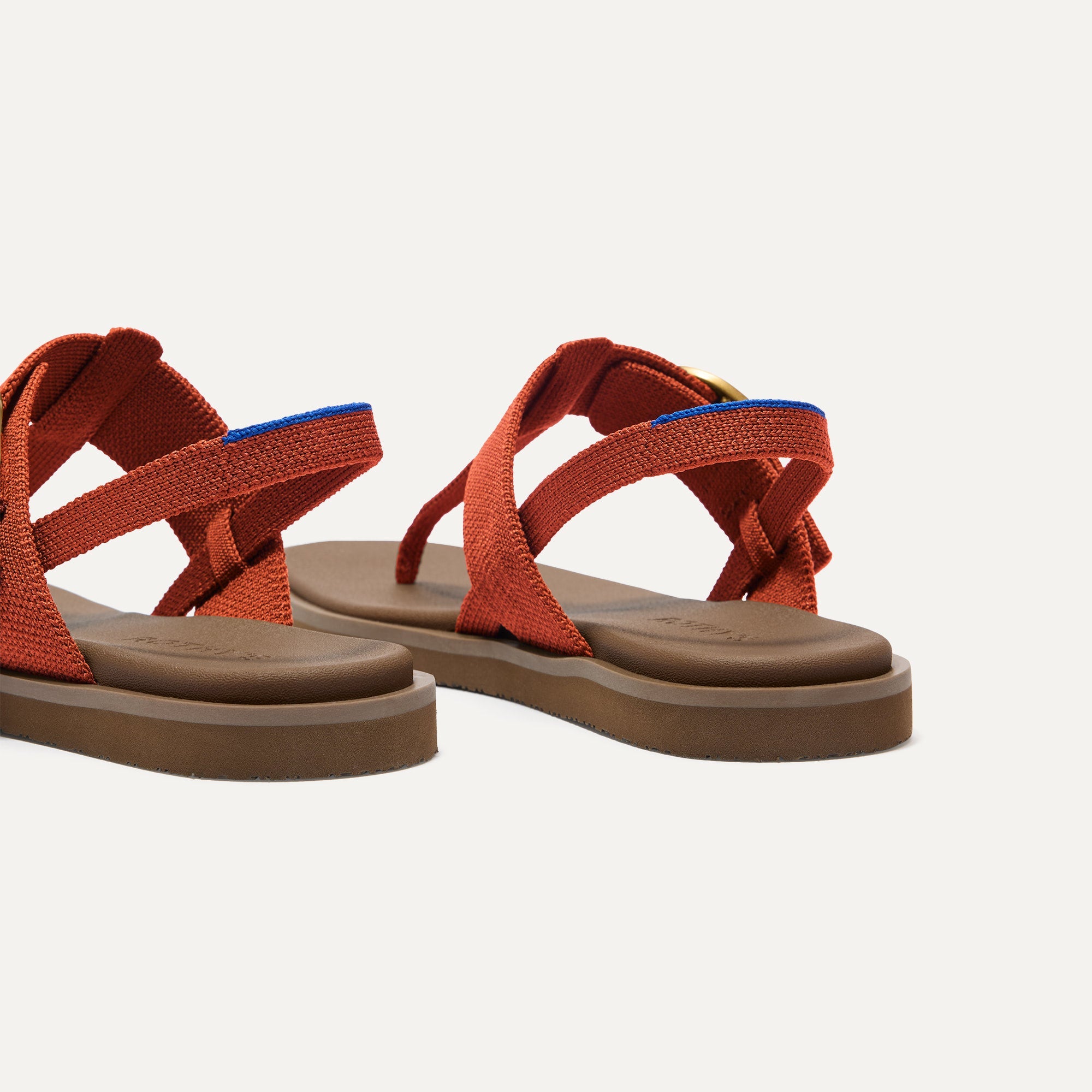 The T–Strap Sandal - Brick - 图片 3