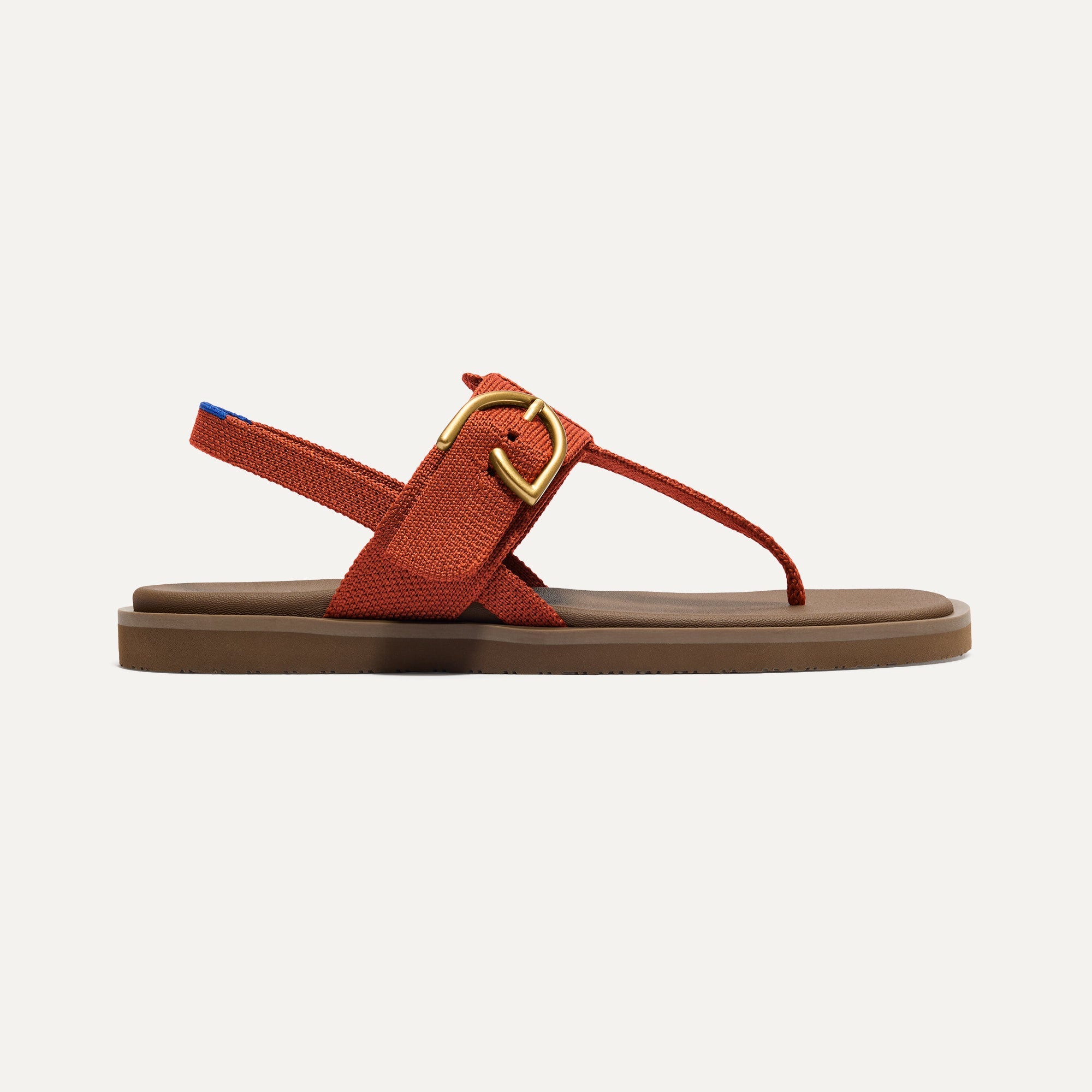 The T–Strap Sandal - Brick - 图片 5