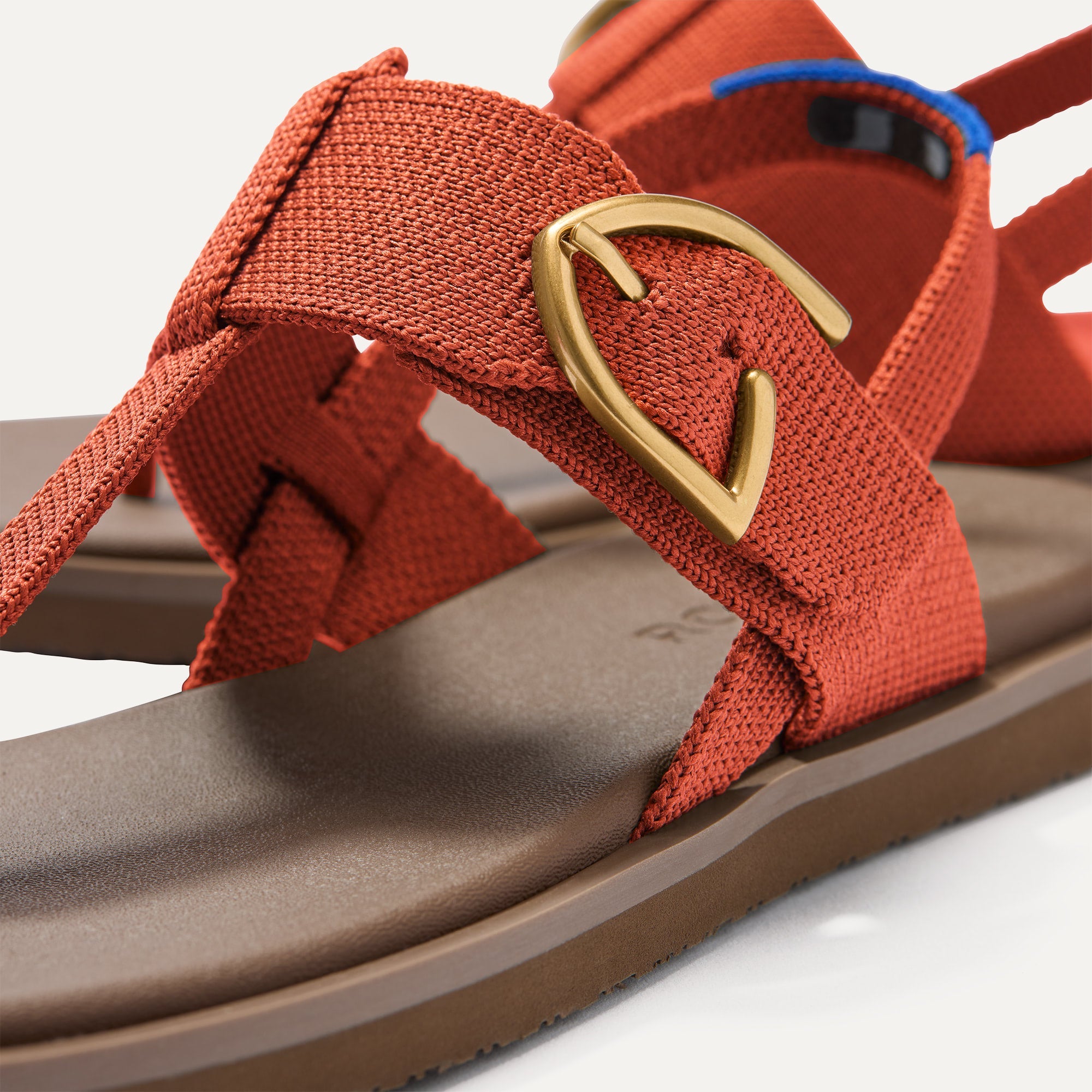 The T–Strap Sandal - Brick - 图片 6
