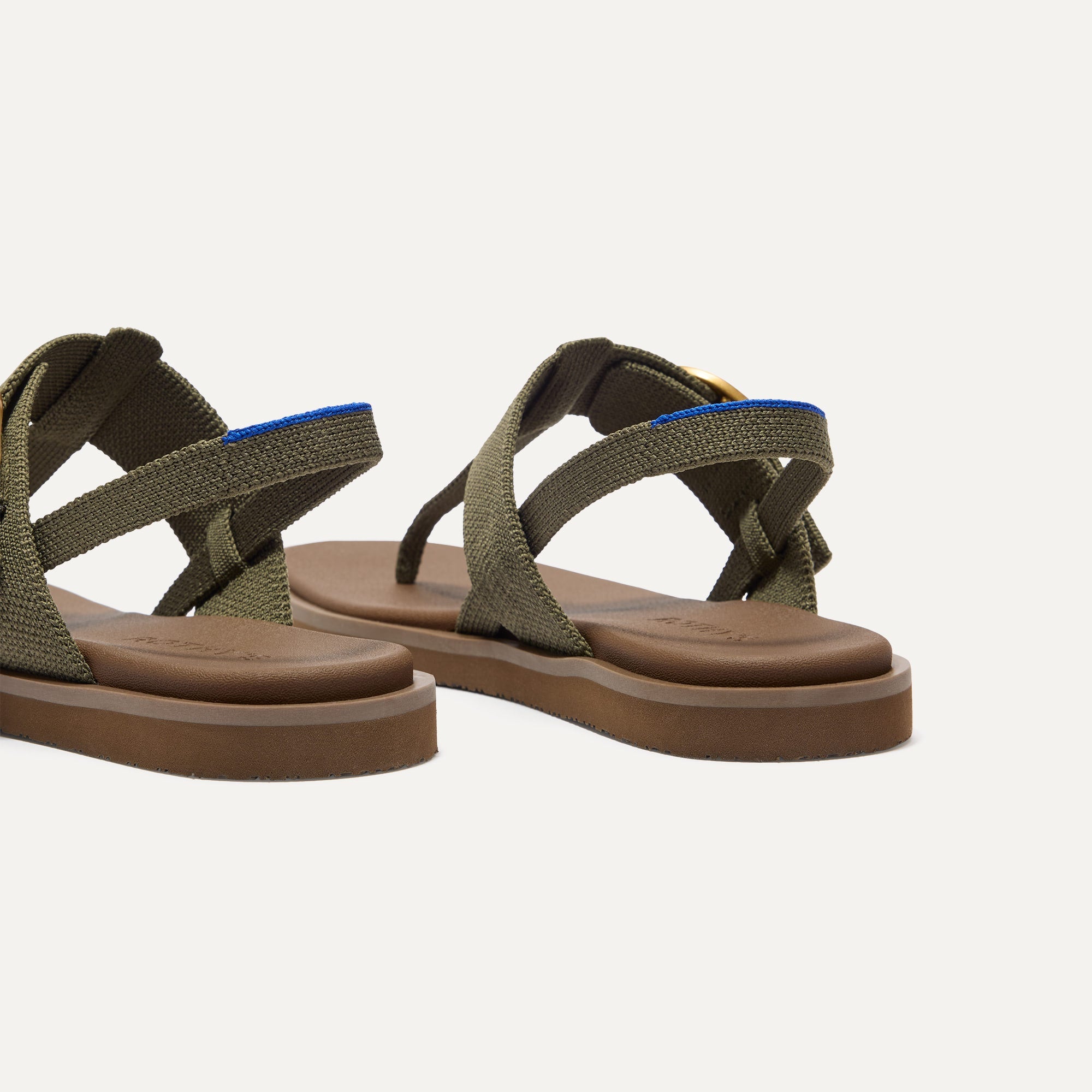The T–Strap Sandal - Safari Green - 图片 4